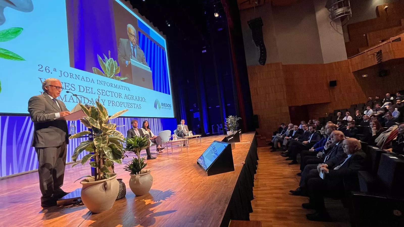  26 Jornada Informativa de Riegos del Alto Aragón en Huesca. Foto Mercedes Manterola