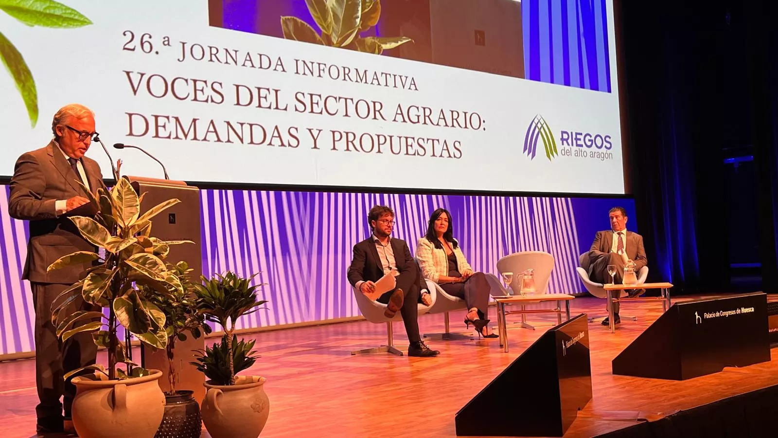  26 Jornada Informativa de Riegos del Alto Aragón en Huesca. Foto Mercedes Manterola
