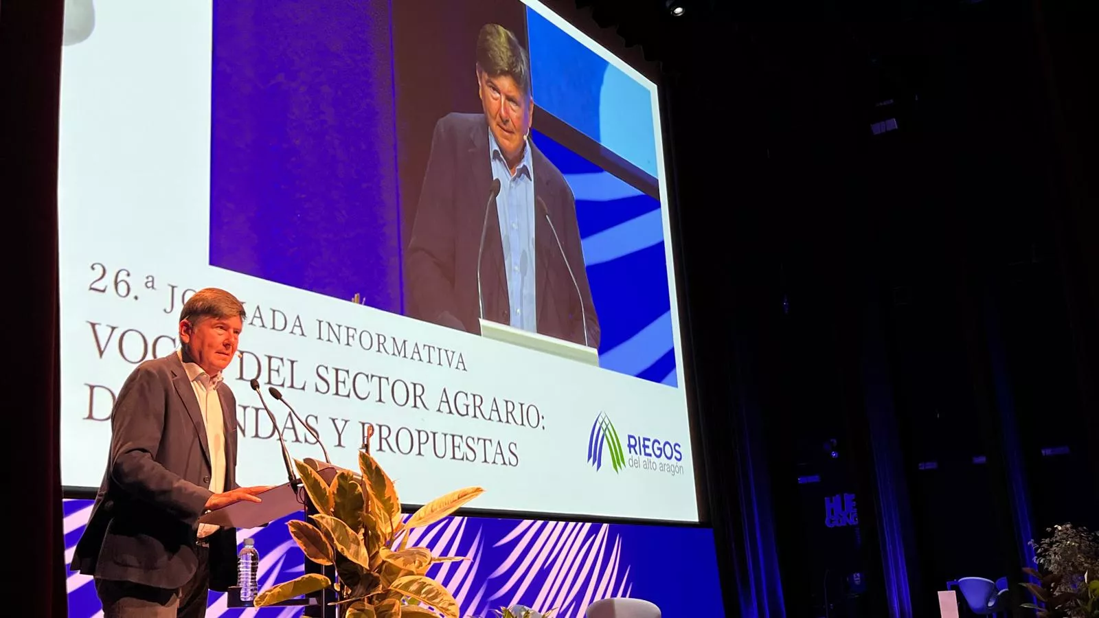  26 Jornada Informativa de Riegos del Alto Aragón en Huesca. Foto Mercedes Manterola