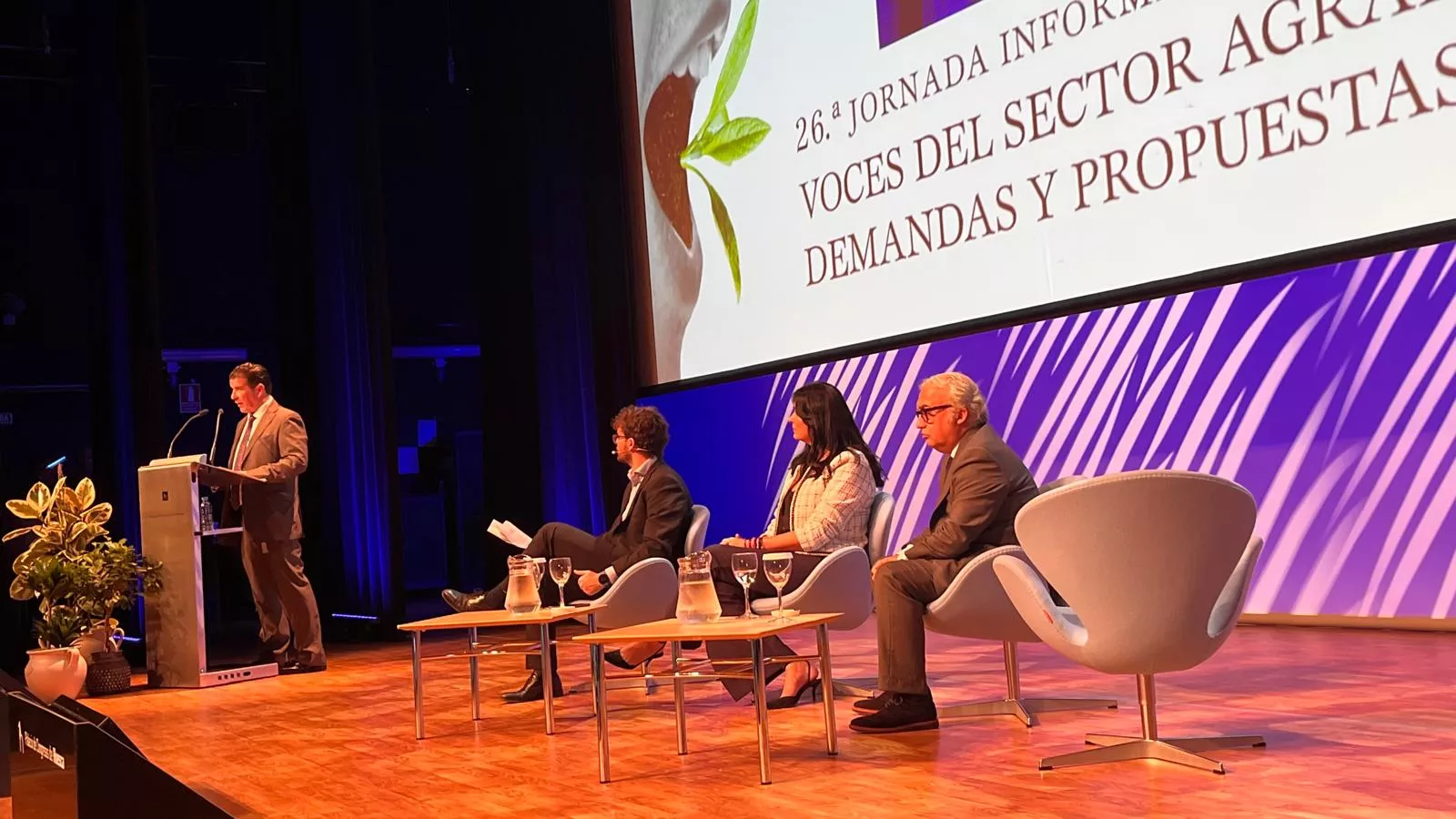  26 Jornada Informativa de Riegos del Alto Aragón en Huesca. Foto Mercedes Manterola