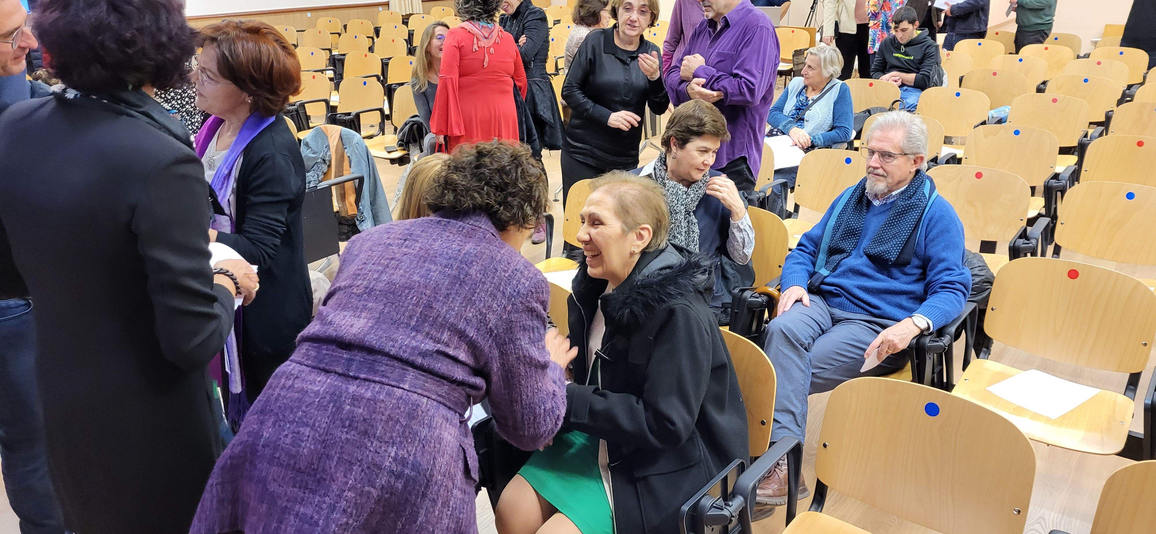 Homenaje a Azucena Lozano, Miguel Puyuelo y Marien Martín. Foto Mercedes Manterola 