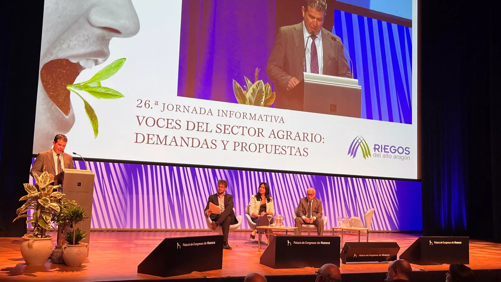  26 Jornada Informativa de Riegos del Alto Aragón en Huesca. Foto Mercedes Manterola