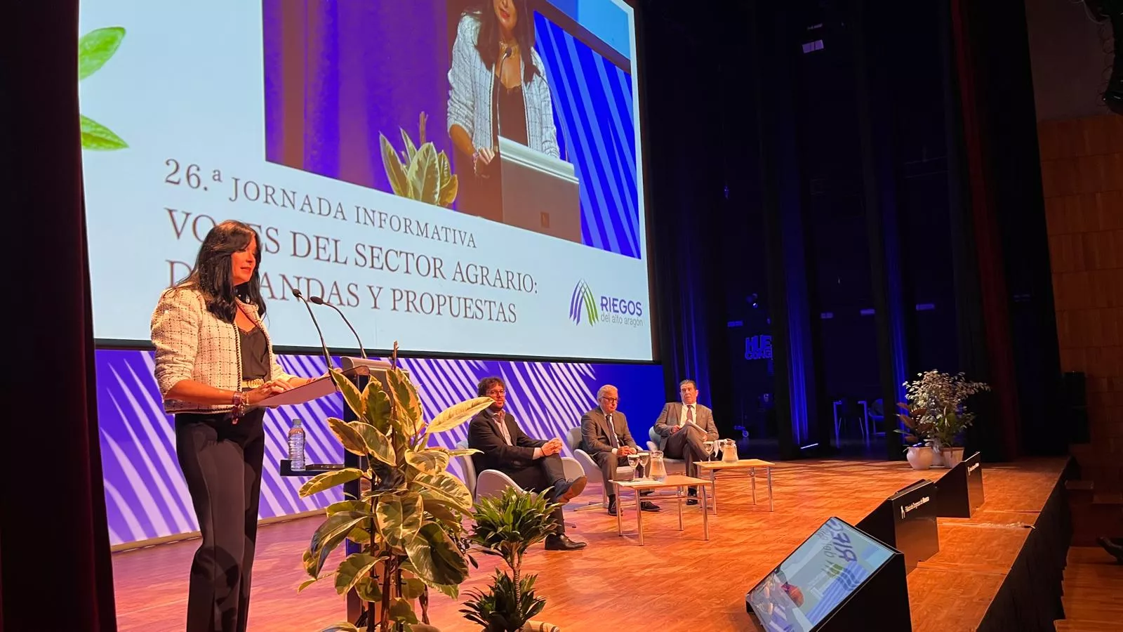  26 Jornada Informativa de Riegos del Alto Aragón en Huesca. Foto Mercedes Manterola