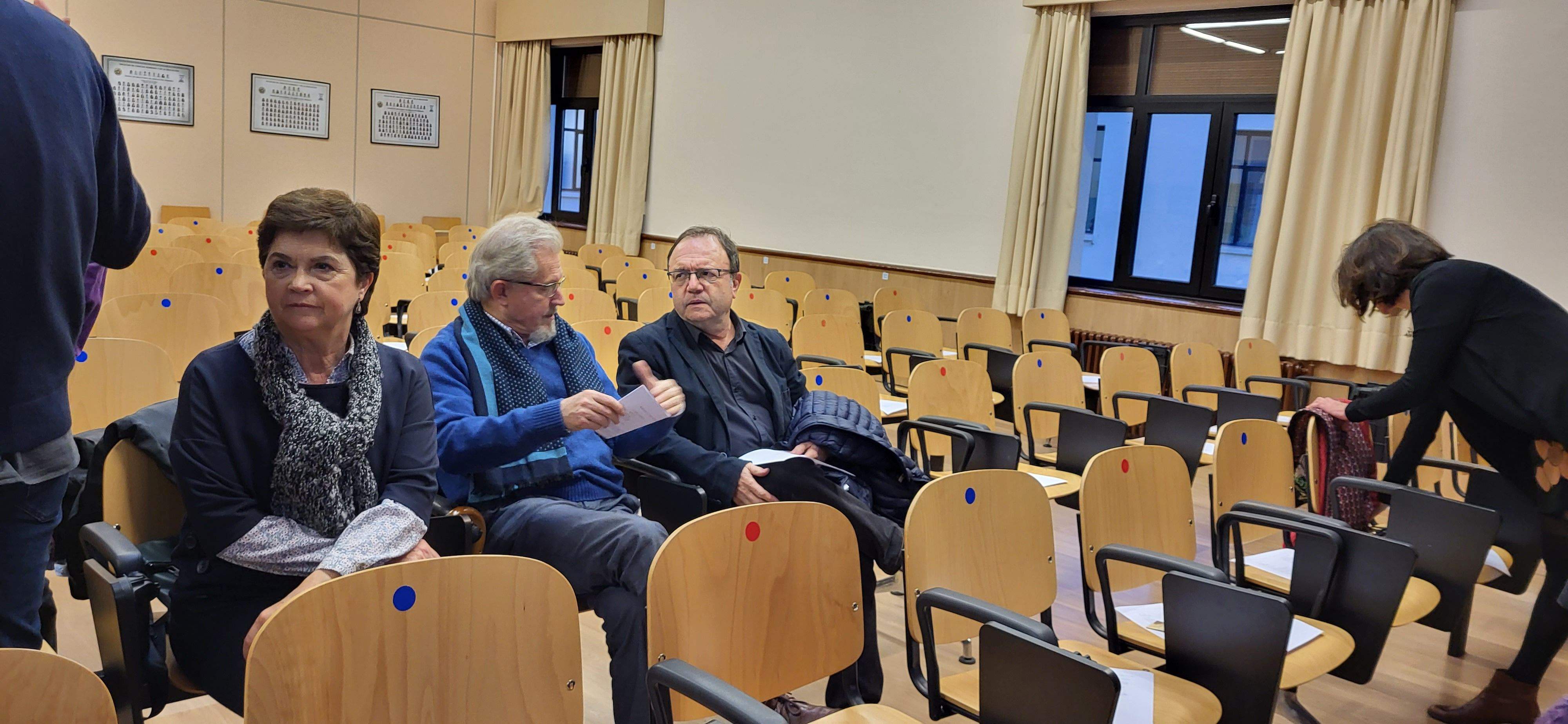 Homenaje a Azucena Lozano, Miguel Puyuelo y Marien Martín. Foto Mercedes Manterola 