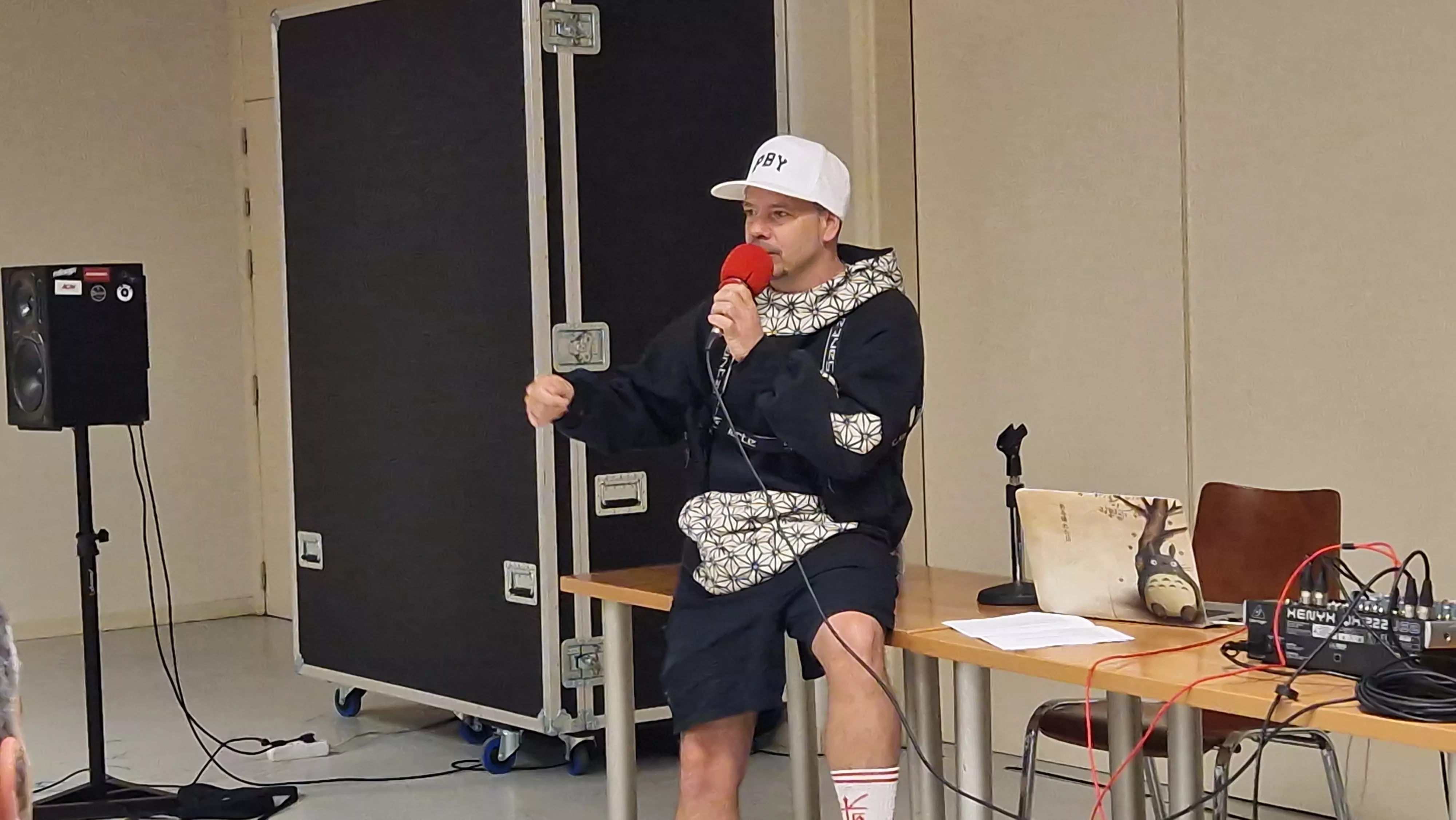 Masterclass de Rapsusklei en el Spin Festival. Foto Myriam Martínez 