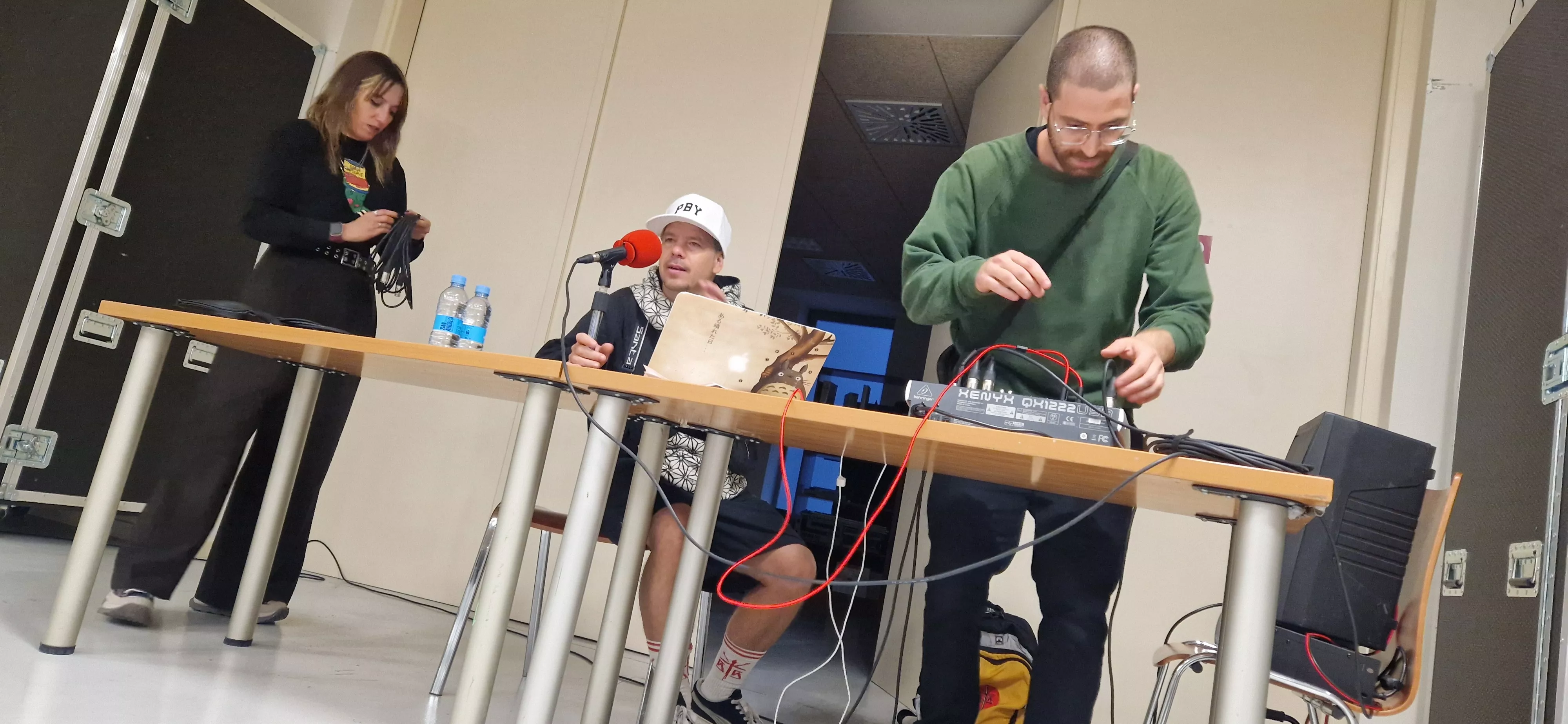 Clase magistral de Rapsusklei en el Spin Festival. Foto Myriam Martínez 