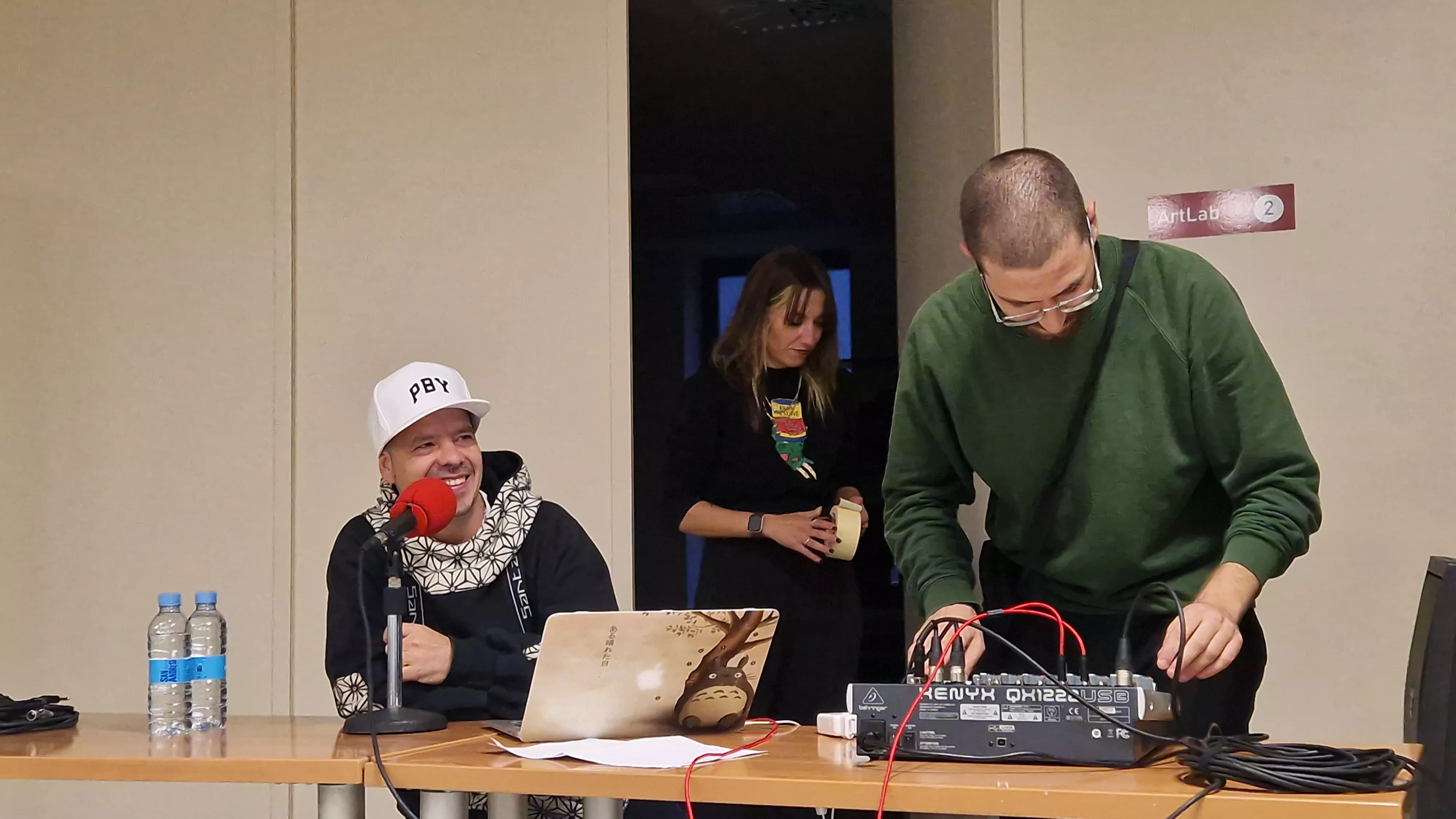 Clase magistral de Rapsusklei en el Spin Festival. Foto Myriam Martínez 