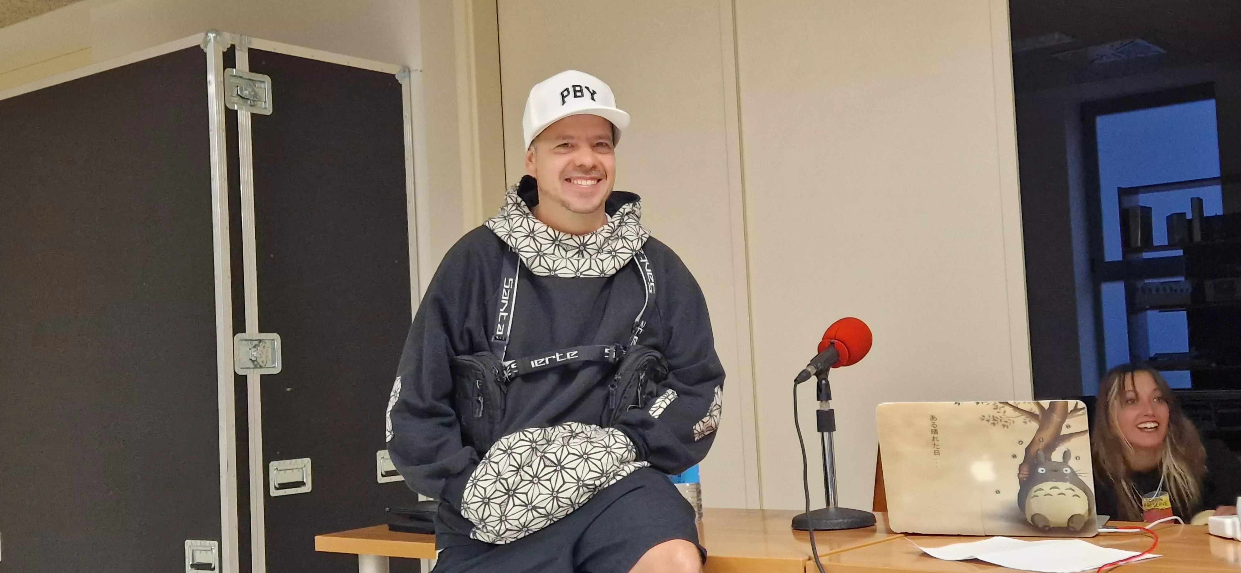 Clase magistral de Rapsusklei en el Spin Festival. Foto Myriam Martínez 