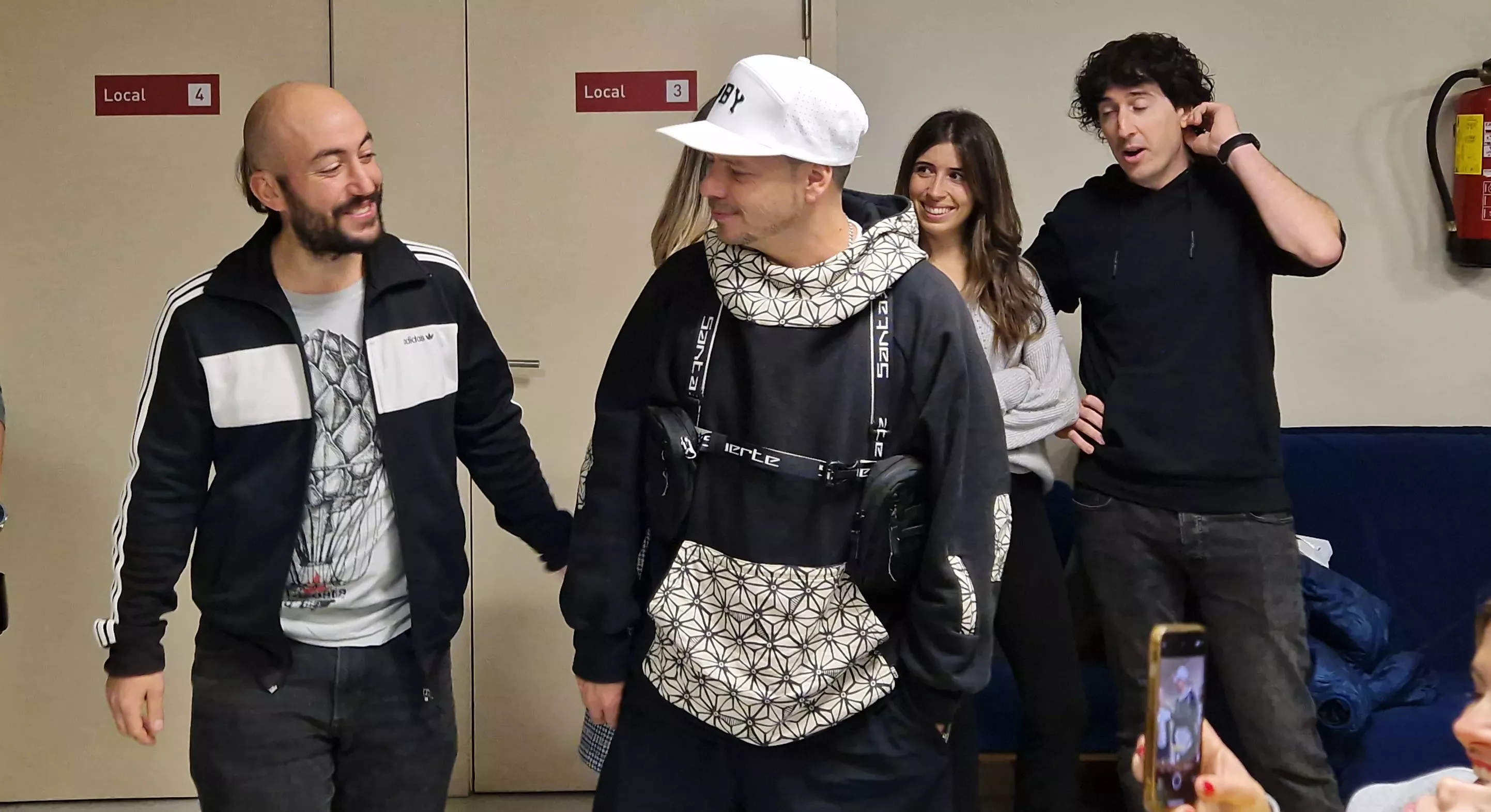 Clase magistral de Rapsusklei en el Spin Festival. Foto Myriam Martínez 