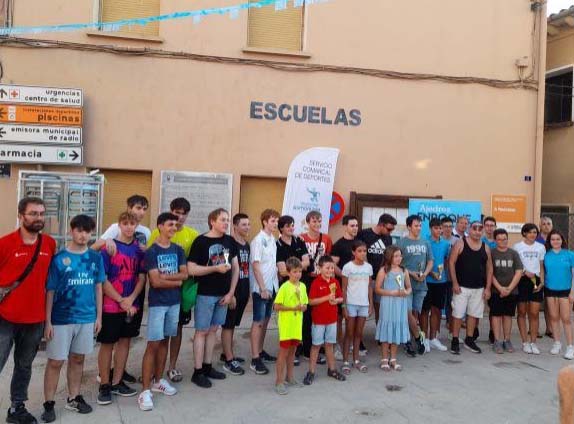 Galardonados en el Trofeo de Ajedrez de Berbegal