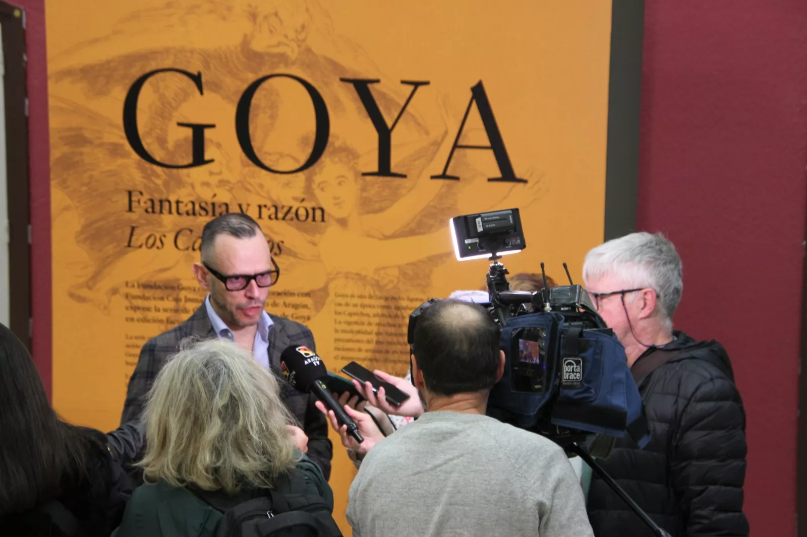 Exposición ‘Goya, fantasía y razón Los Caprichos’ en el Archivo Provincial de Huesca. Foto Carlos Neofato