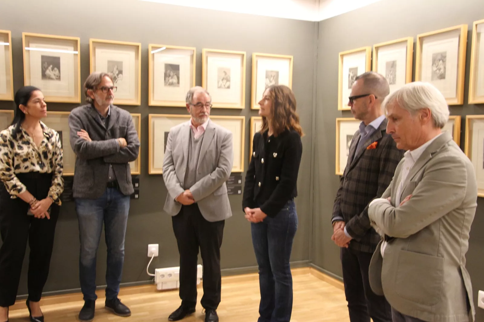 Exposición ‘Goya, fantasía y razón Los Caprichos’ en el Archivo Provincial de Huesca. Foto Carlos Neofato
