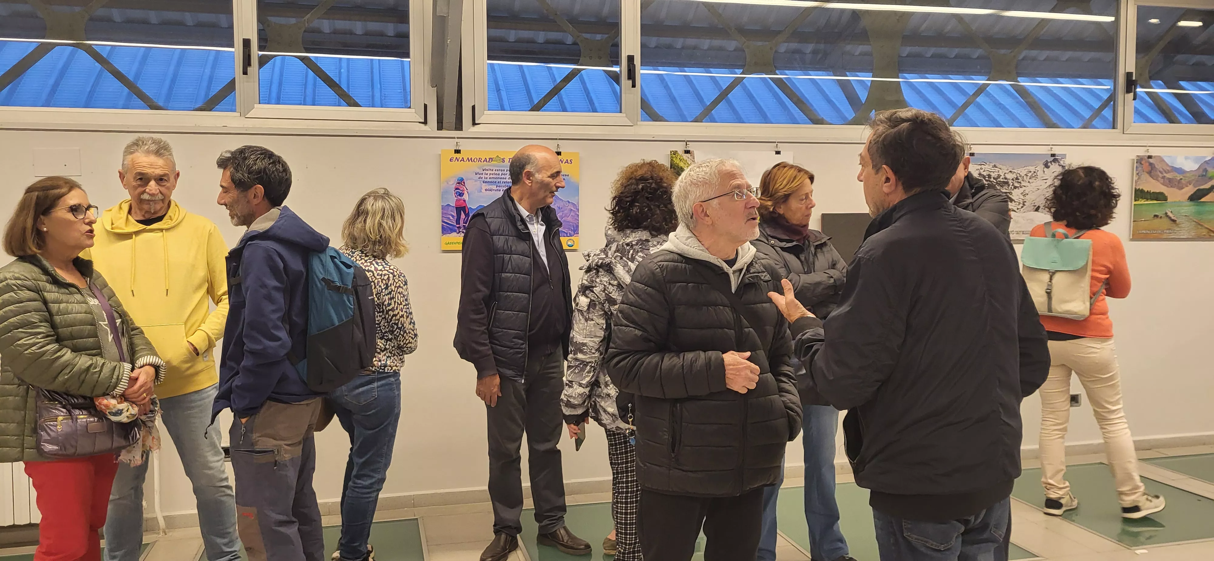 Inauguración en Huesca de la exposición "Enamoradas de las montañas". Foto Mercedes Manterola