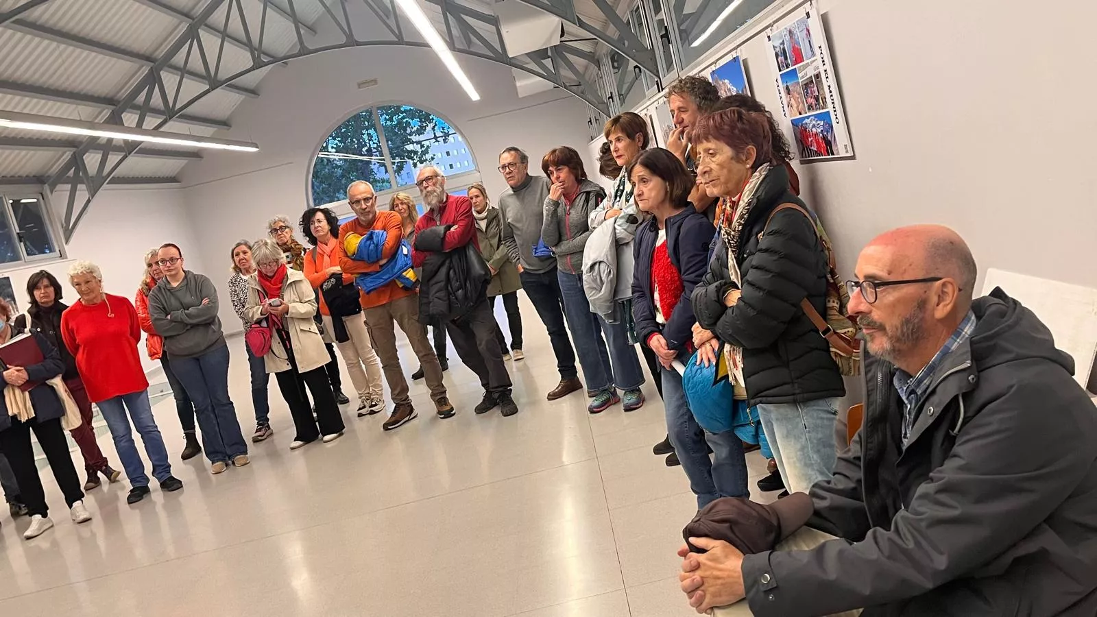 Inauguración en Huesca de la exposición "Enamoradas de las montañas". Foto Mercedes Manterola