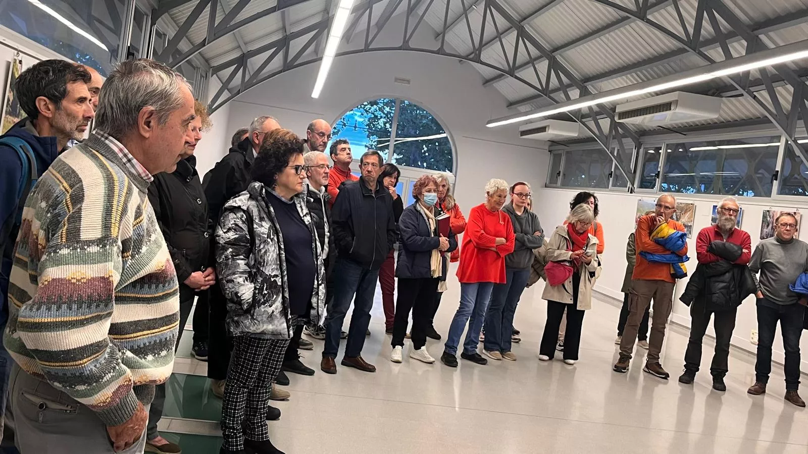 Inauguración en Huesca de la exposición "Enamoradas de las montañas". Foto Mercedes Manterola