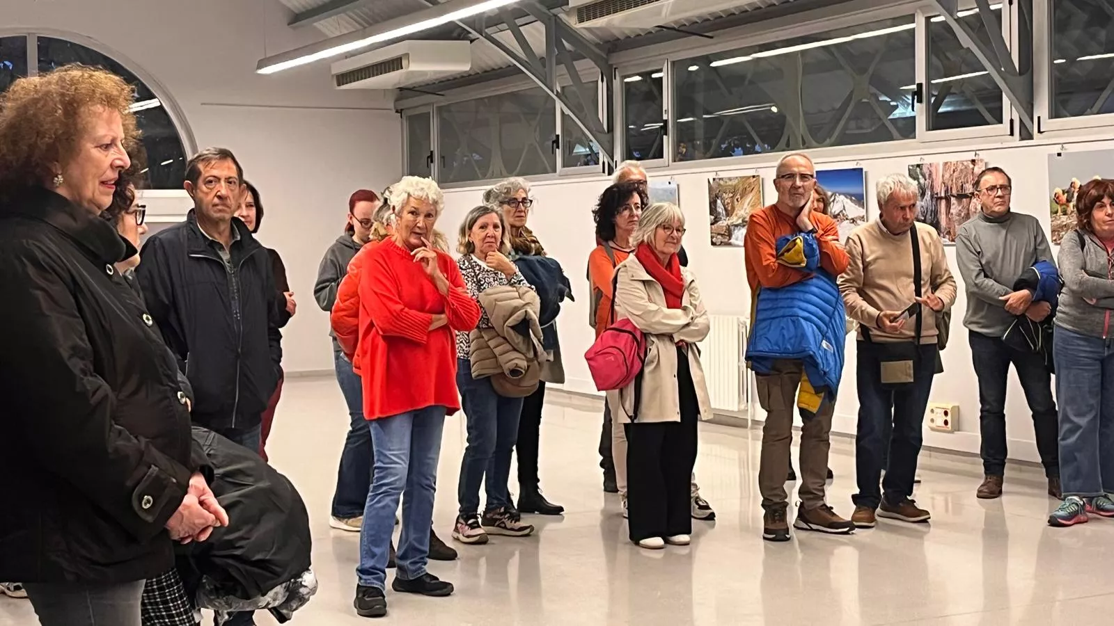 Inauguración en Huesca de la exposición "Enamoradas de las montañas". Foto Mercedes Manterola