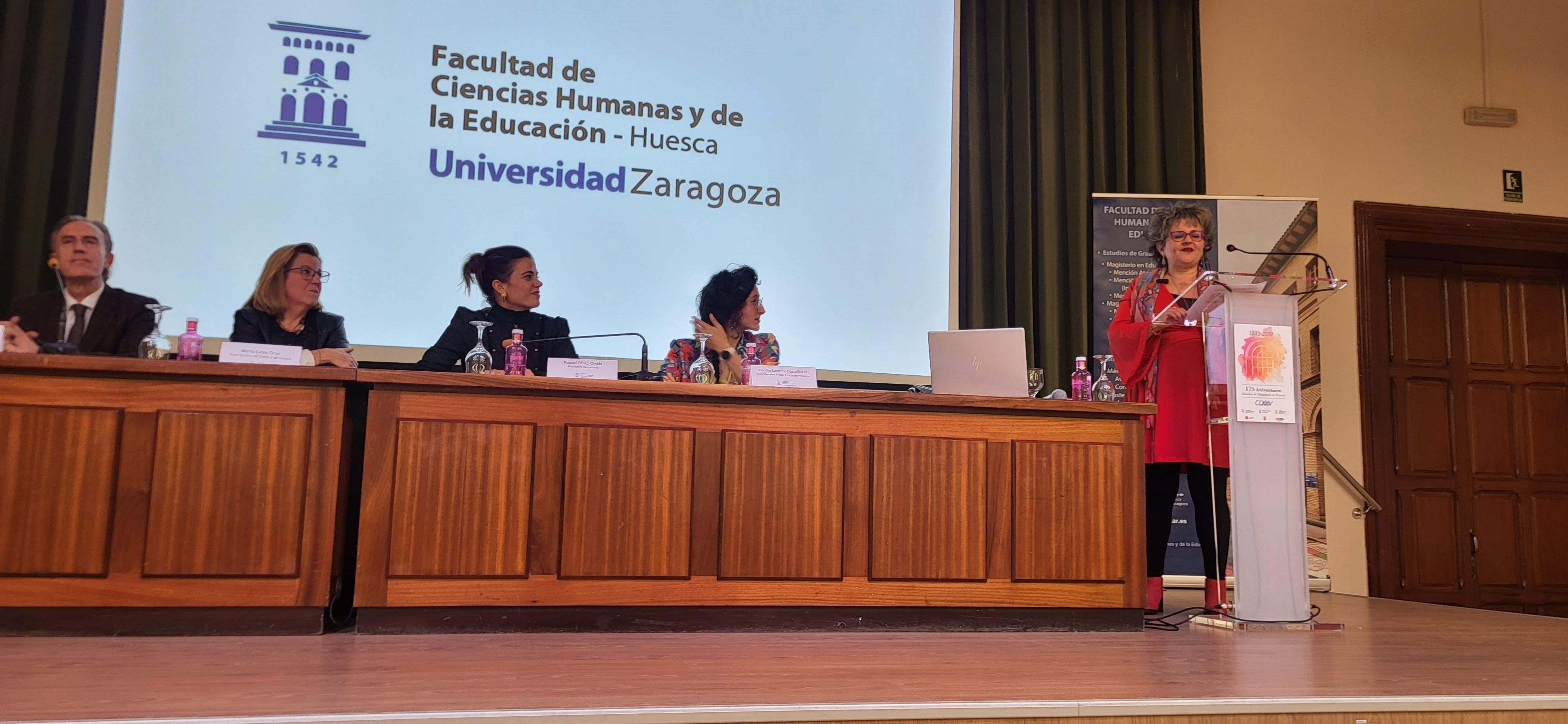 Homenaje a Azucena Lozano, Marien Martín y Miguel Puyuelo. Foto Myriam Martínez