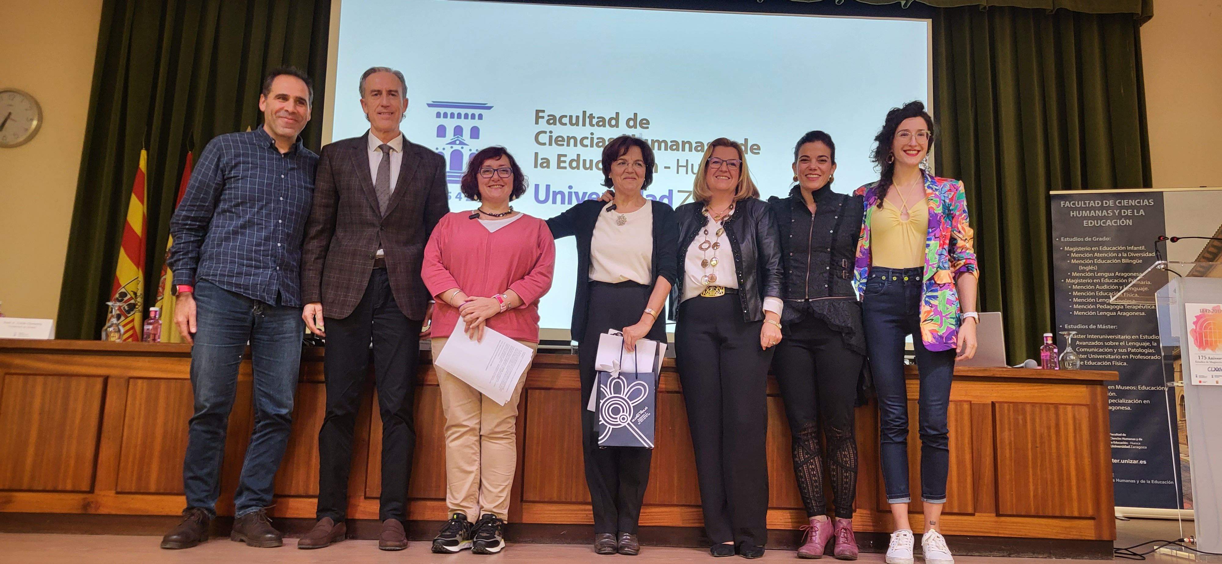 Homenaje a Azucena Lozano, Marien Martín y Miguel Puyuelo. Foto Myriam Martínez 
