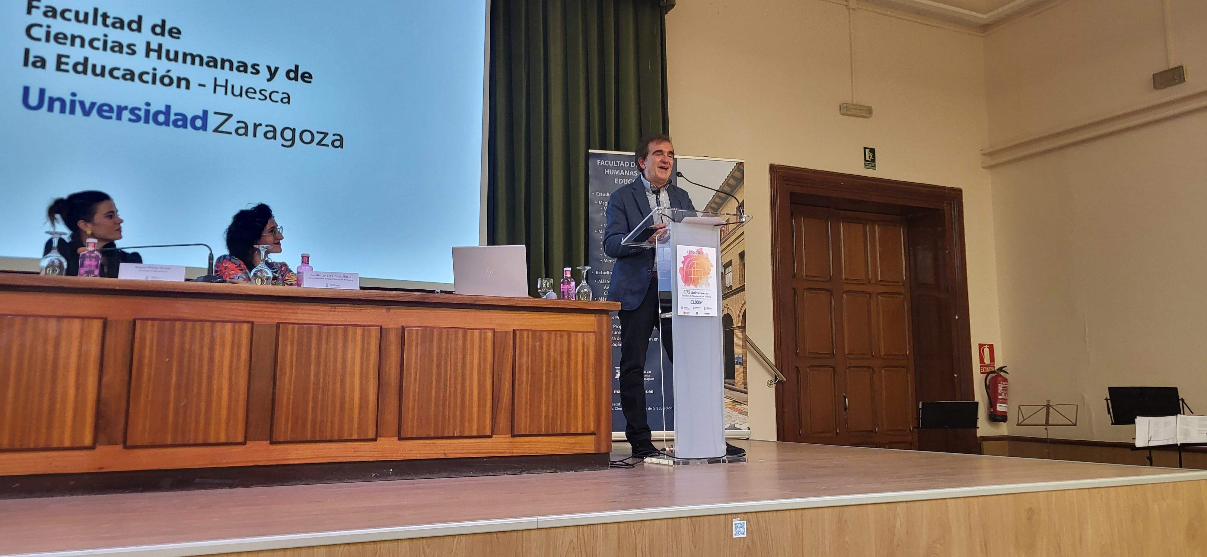 Homenaje a Azucena Lozano, Marien Martín y Miguel Puyuelo. Foto Myriam Martínez 