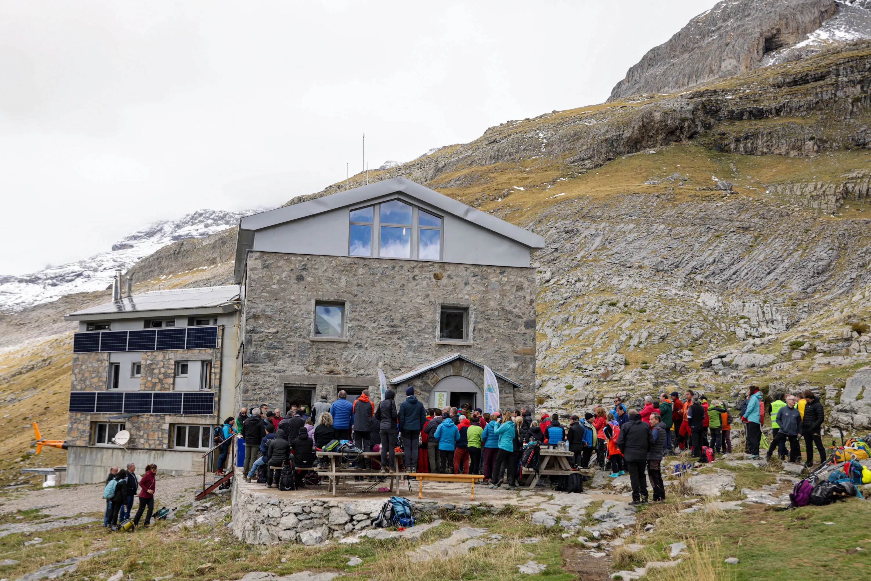 Inauguración de la rehabilitación del refugio de Góriz