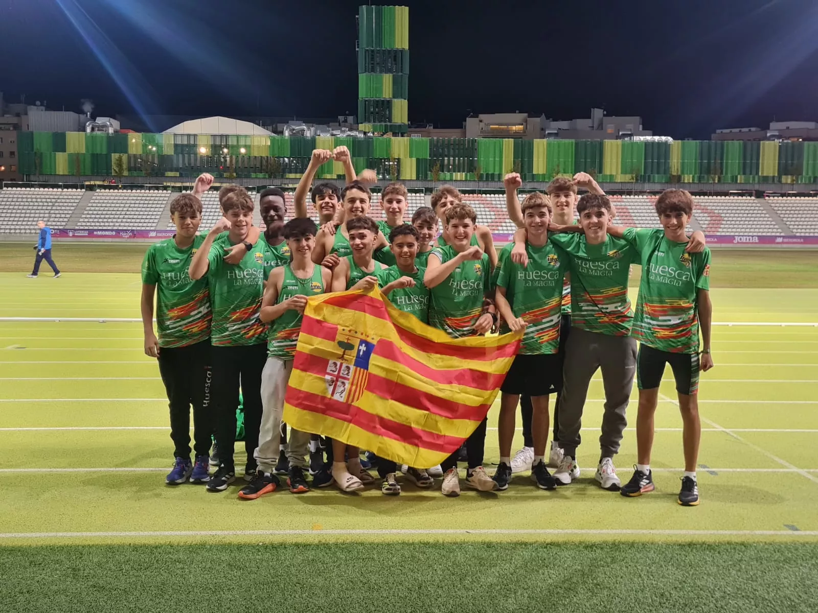 Los cadetes de Intec-Zoiti en Madrid.