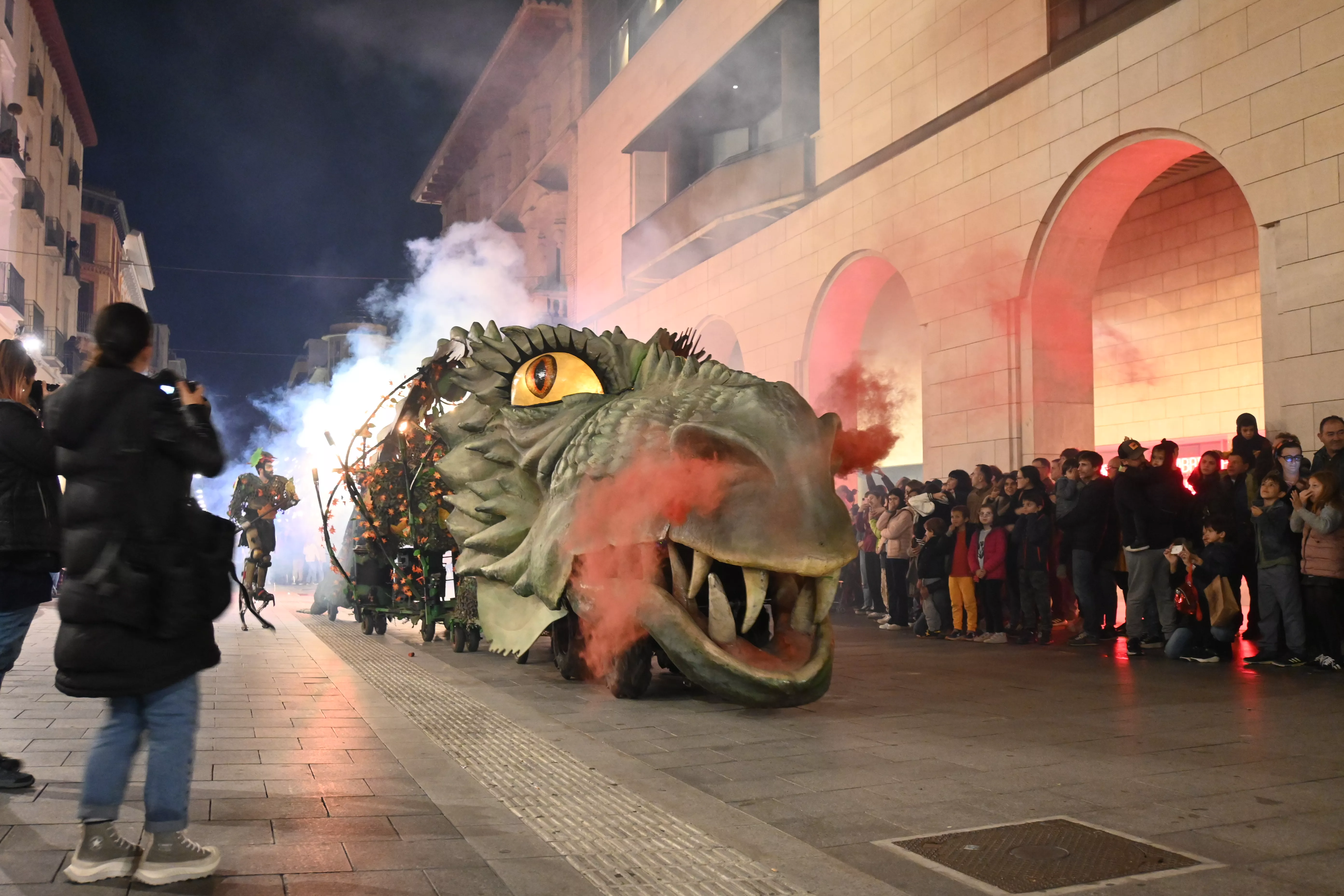 Gran Dragón del Spin Festival en Huesca