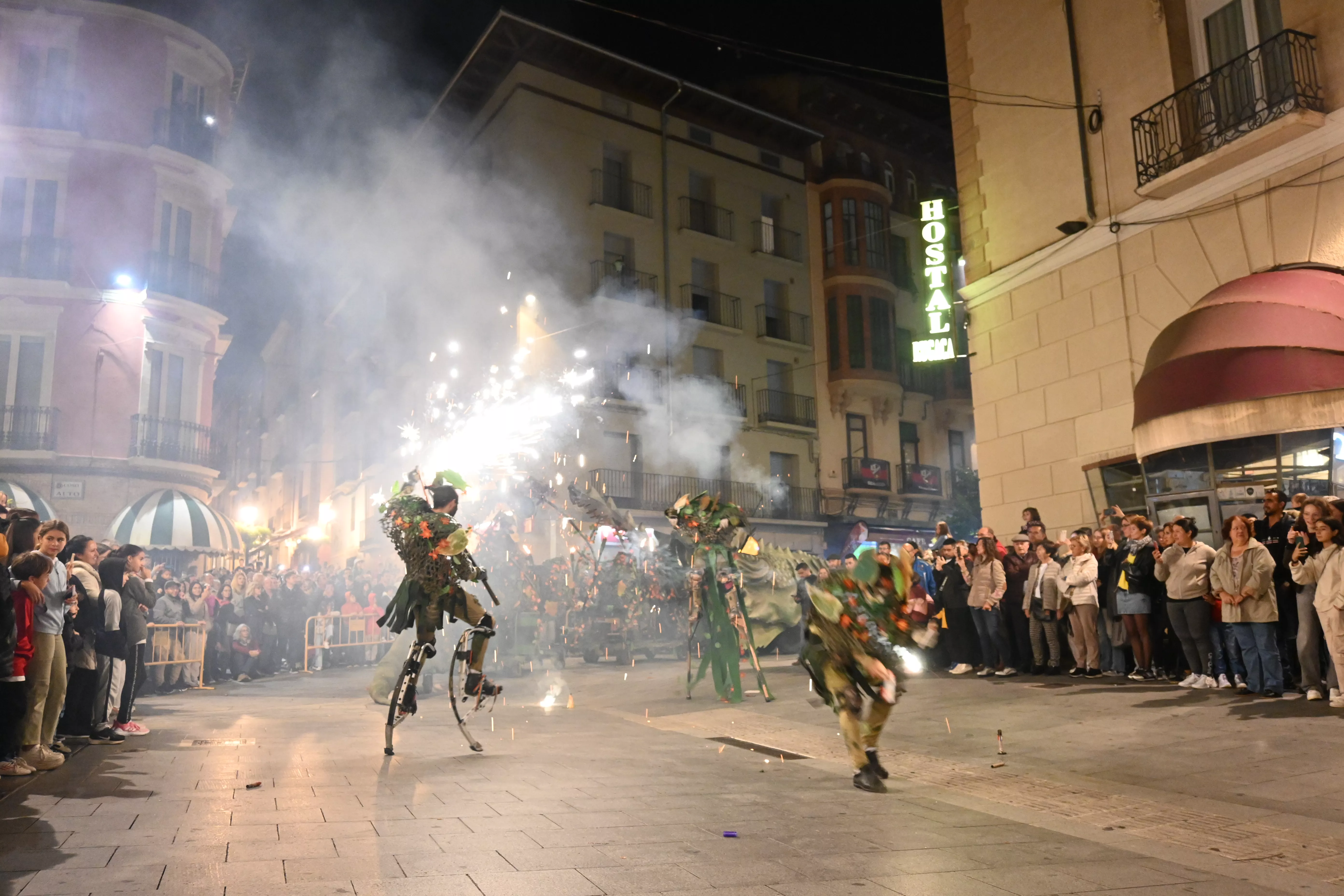 Gran Dragón del Spin Festival en Huesca