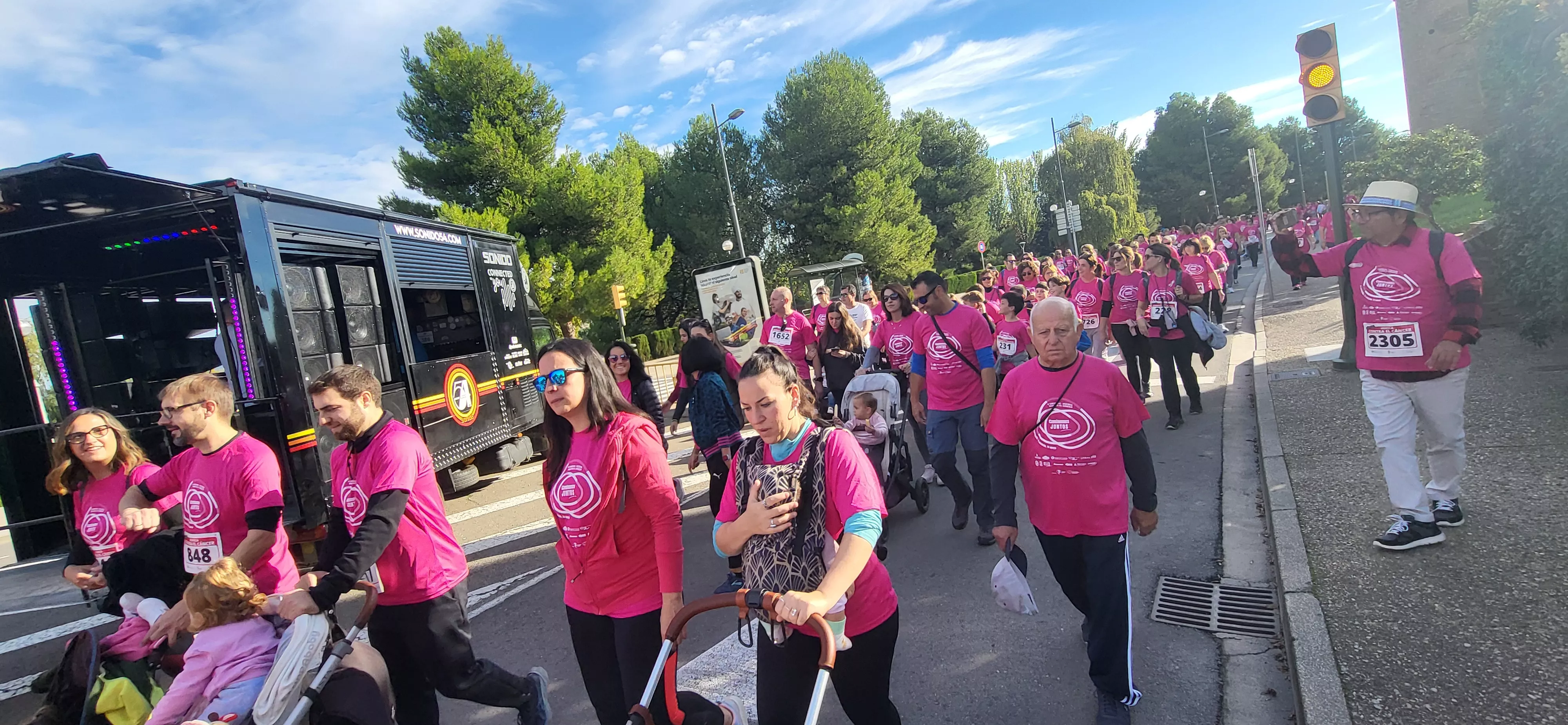 X Carrera Huesca contra el Cáncer. Foto Mercedes Manterola