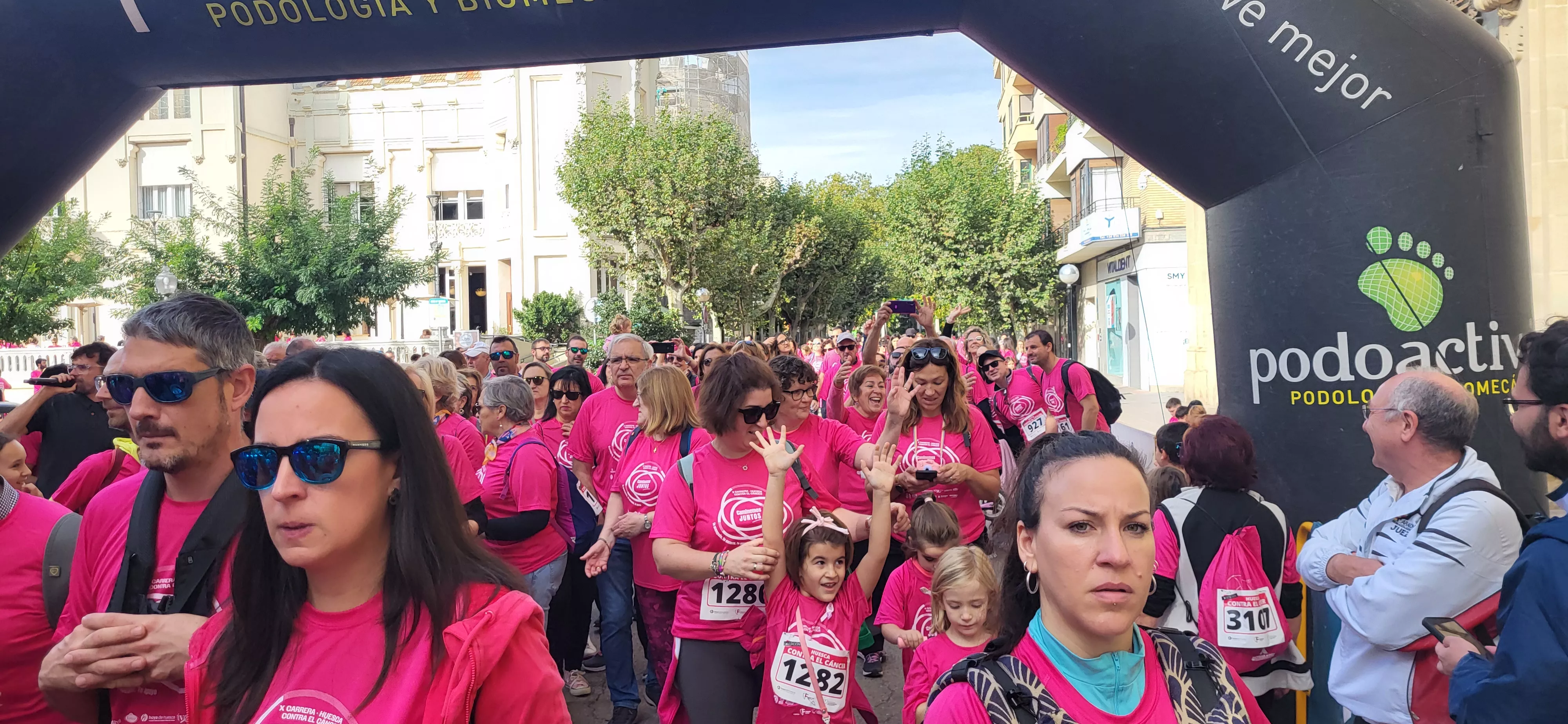X Carrera Huesca contra el Cáncer. Foto Mercedes Manterola