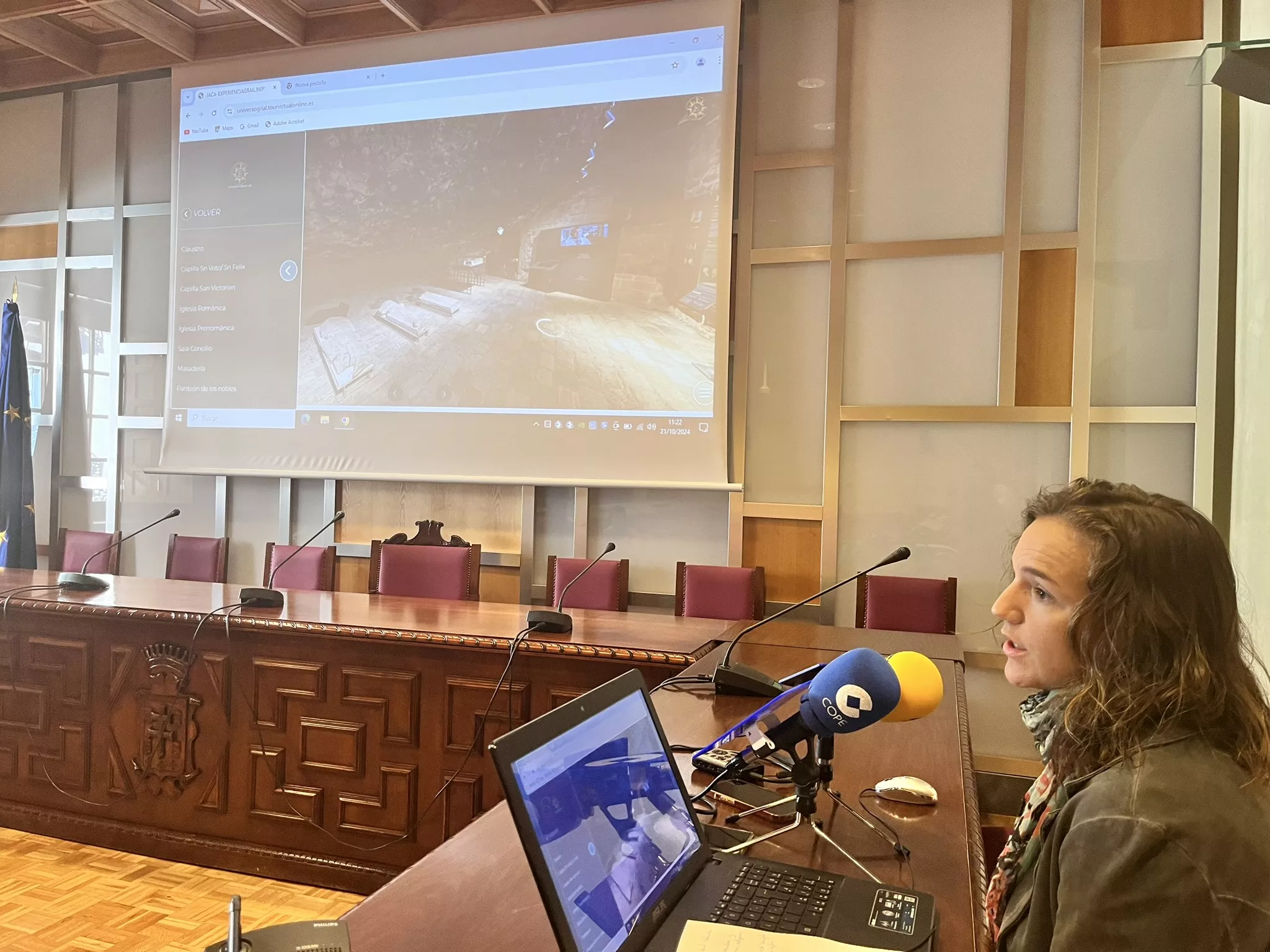 Lucía Guillén, concejal de Turismo del Ayuntamiento de Jaca