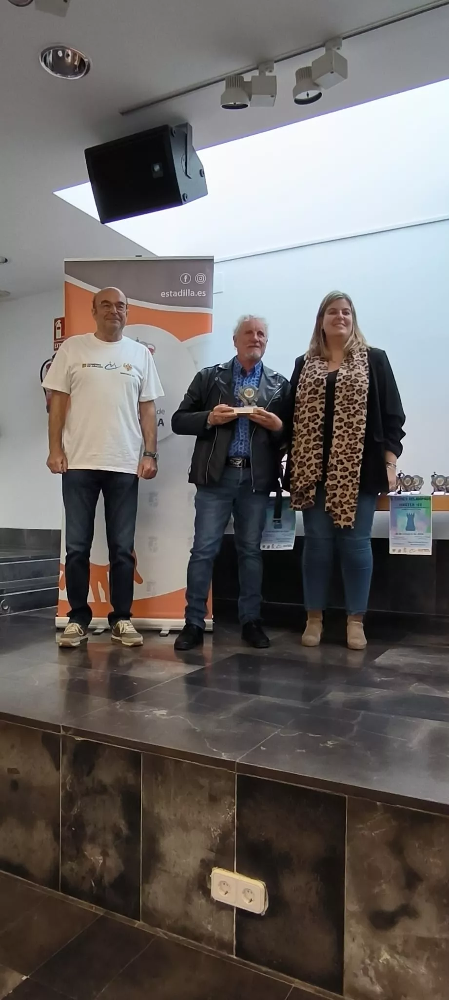 Manolo Rodríguez, campeón del II Torneo Máster +55 en Estadilla.