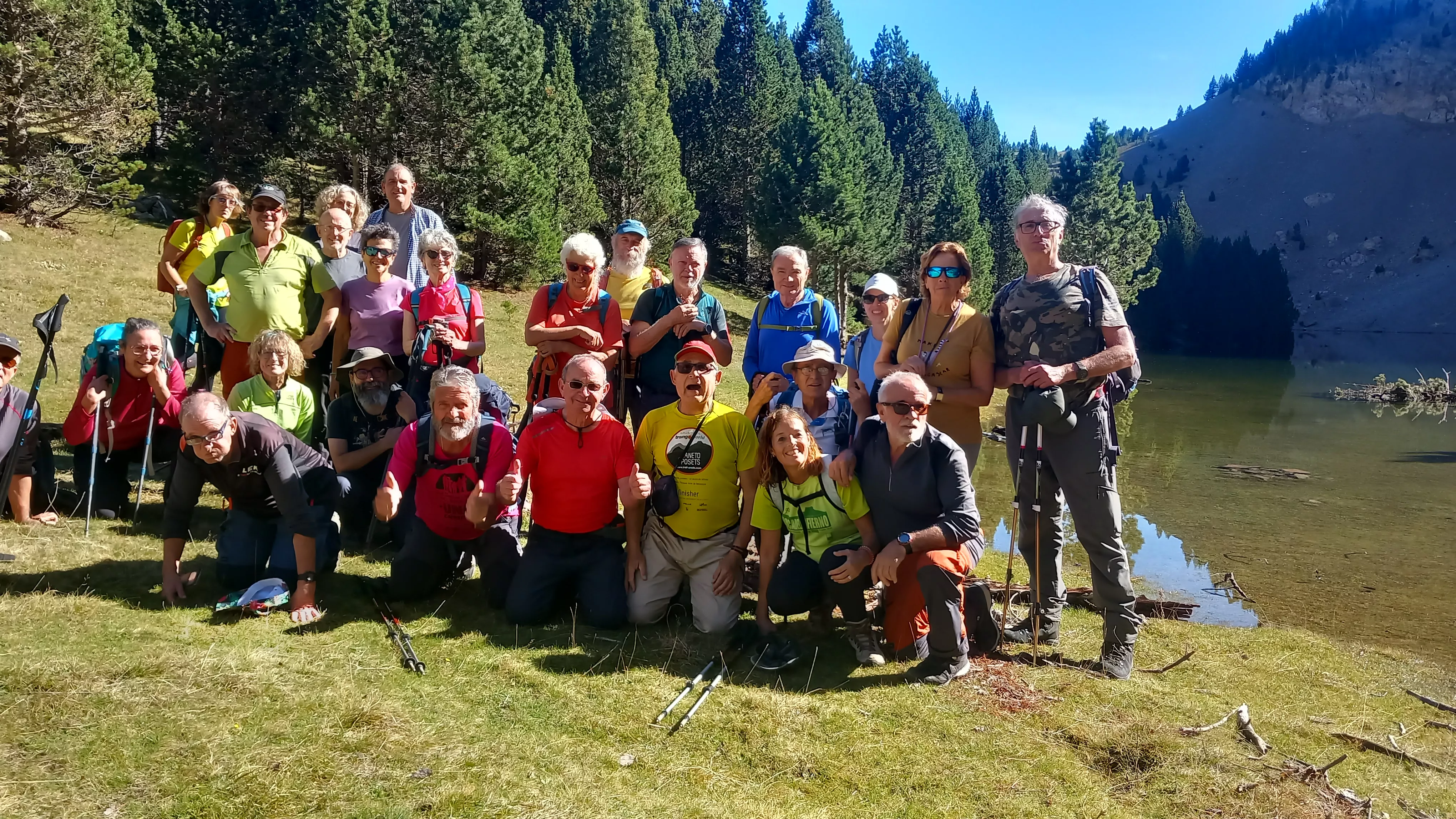 Parte del grupo de Turismo por el Alto Aragón.