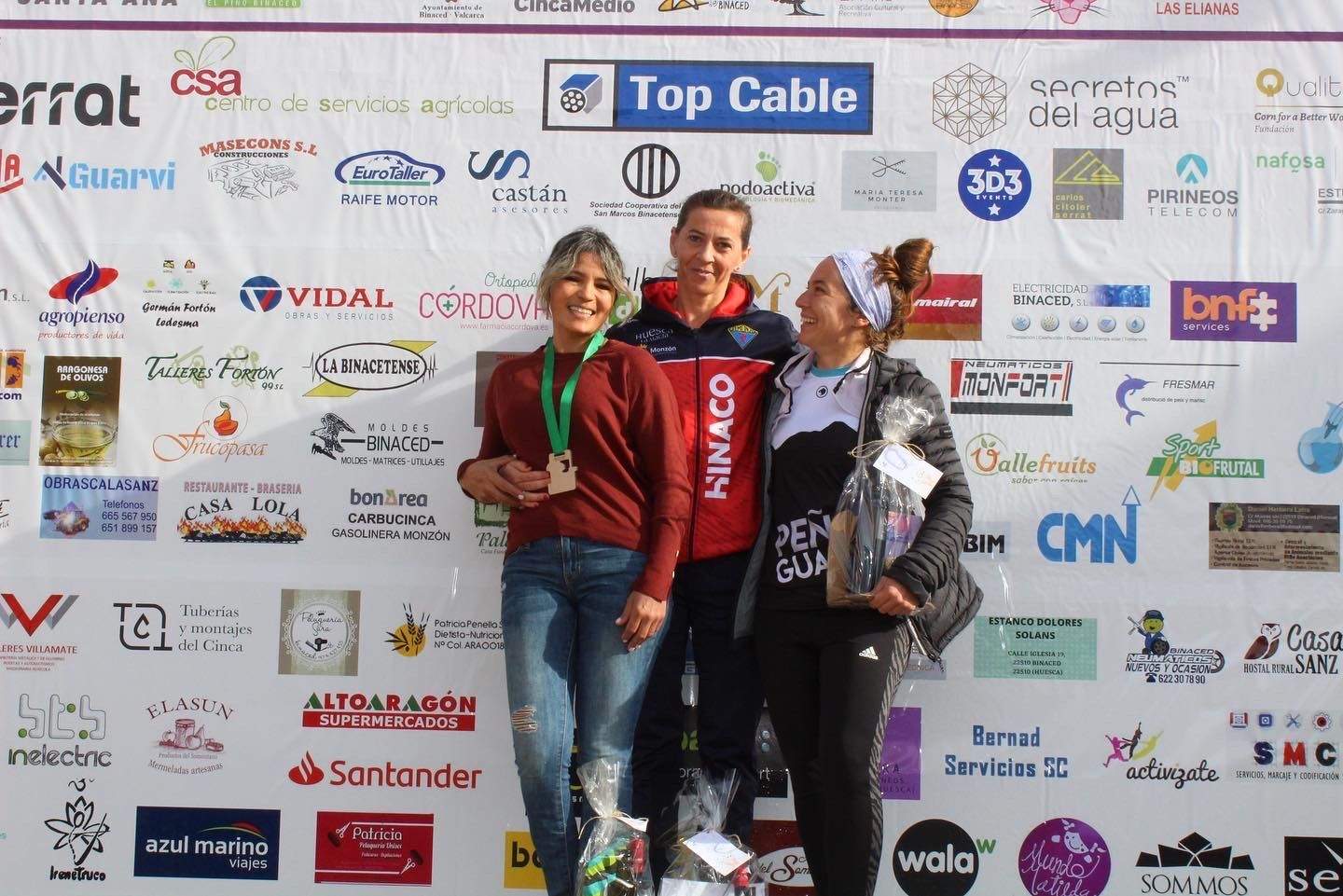 Podio femenino de la 18K