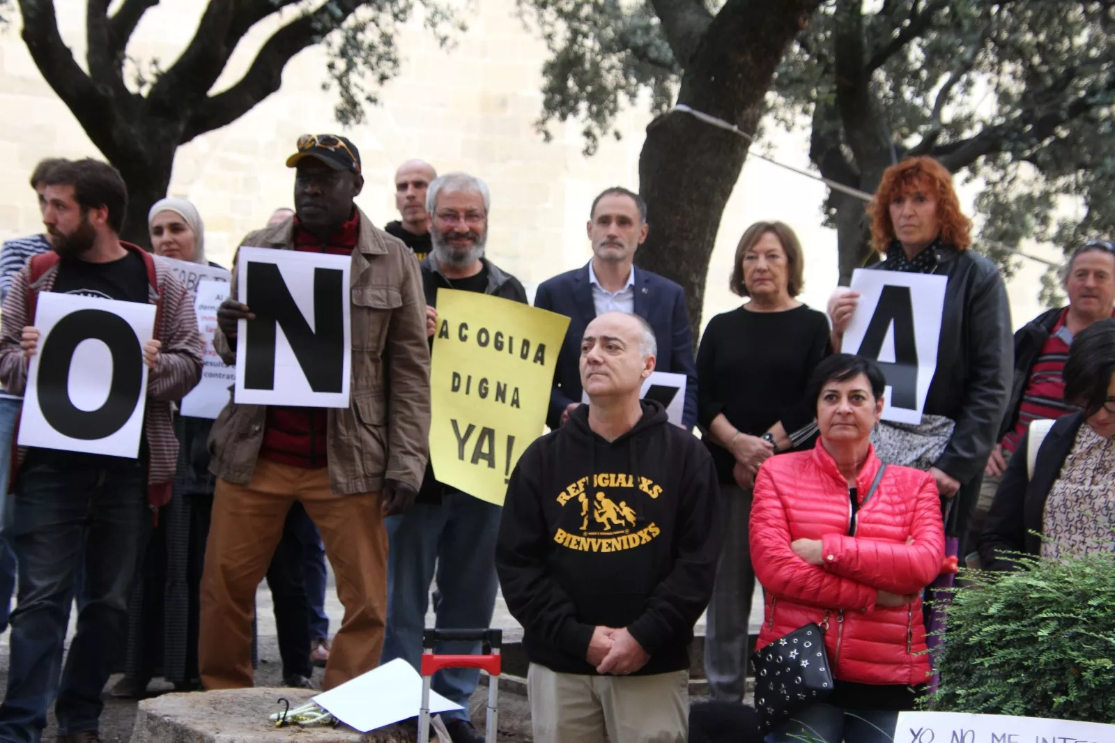 Concentración por la regularización de los inmigrantes en Huesca