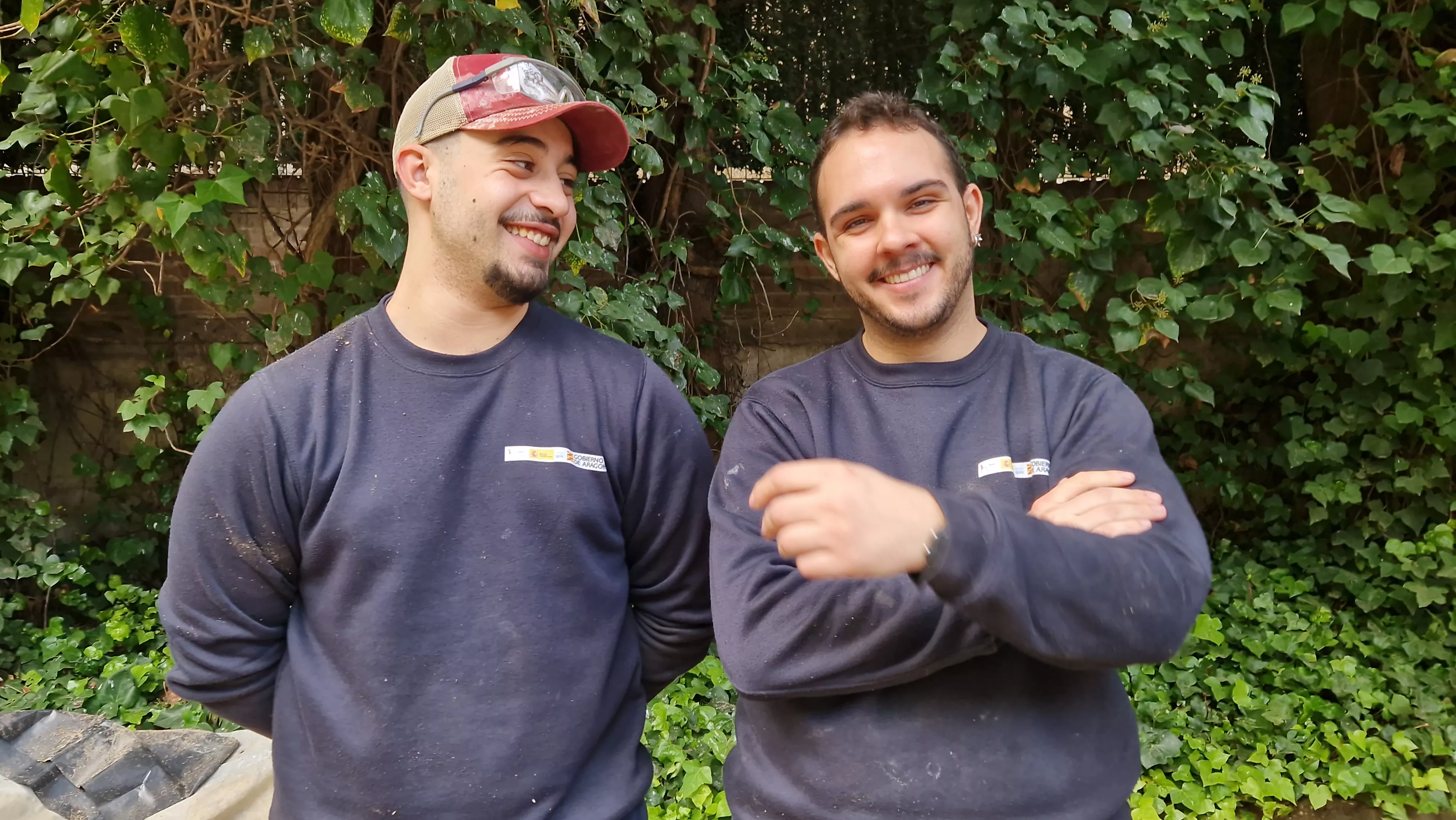 Visita de la consejera Claudia Pérez Forniés a la Escuela Taller del Parque Miguel Servet. Foto Myriam Martínez
