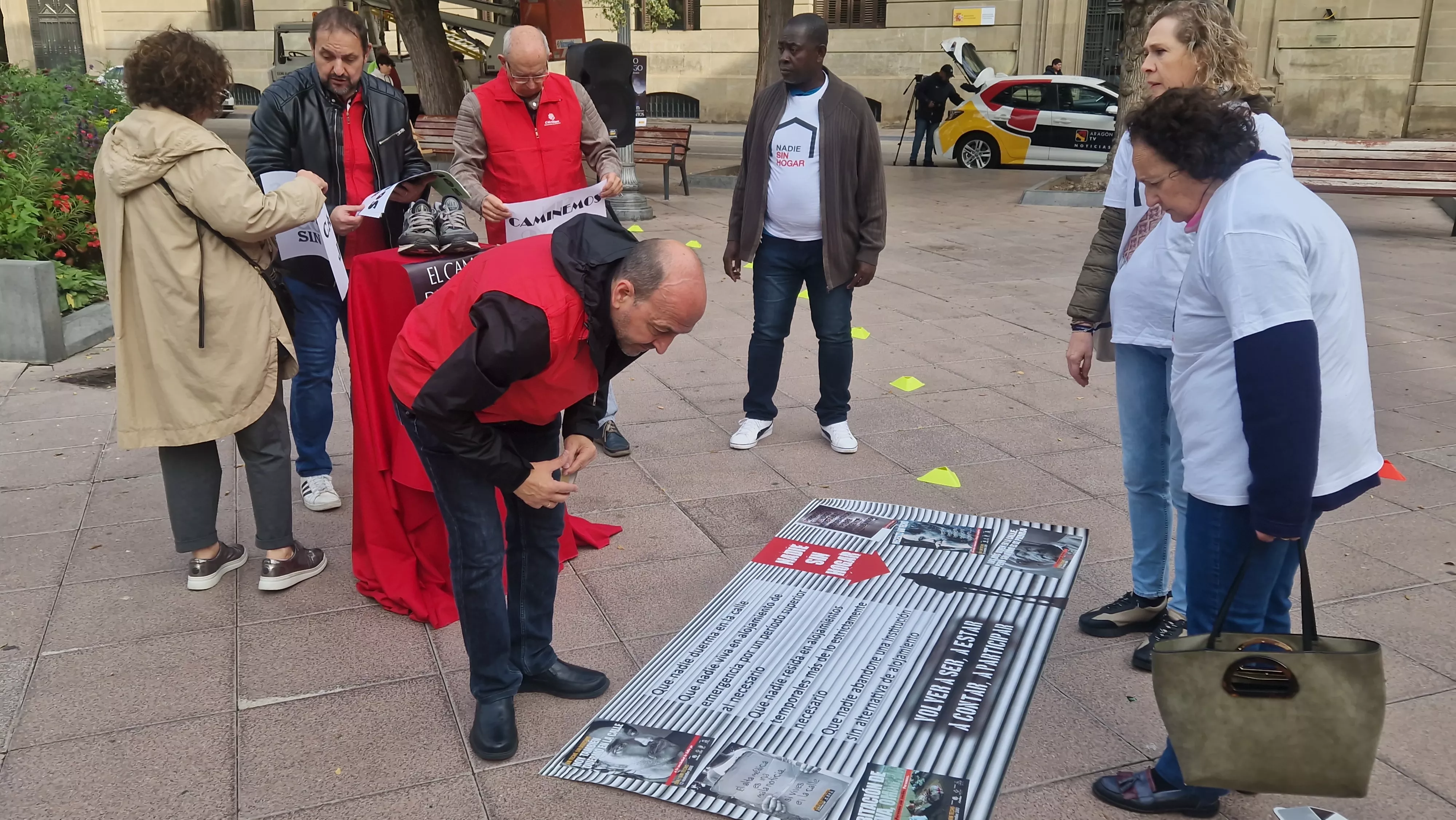 Día de las Personas sin Hogar en Huesca. Foto Myriam Martínez 
