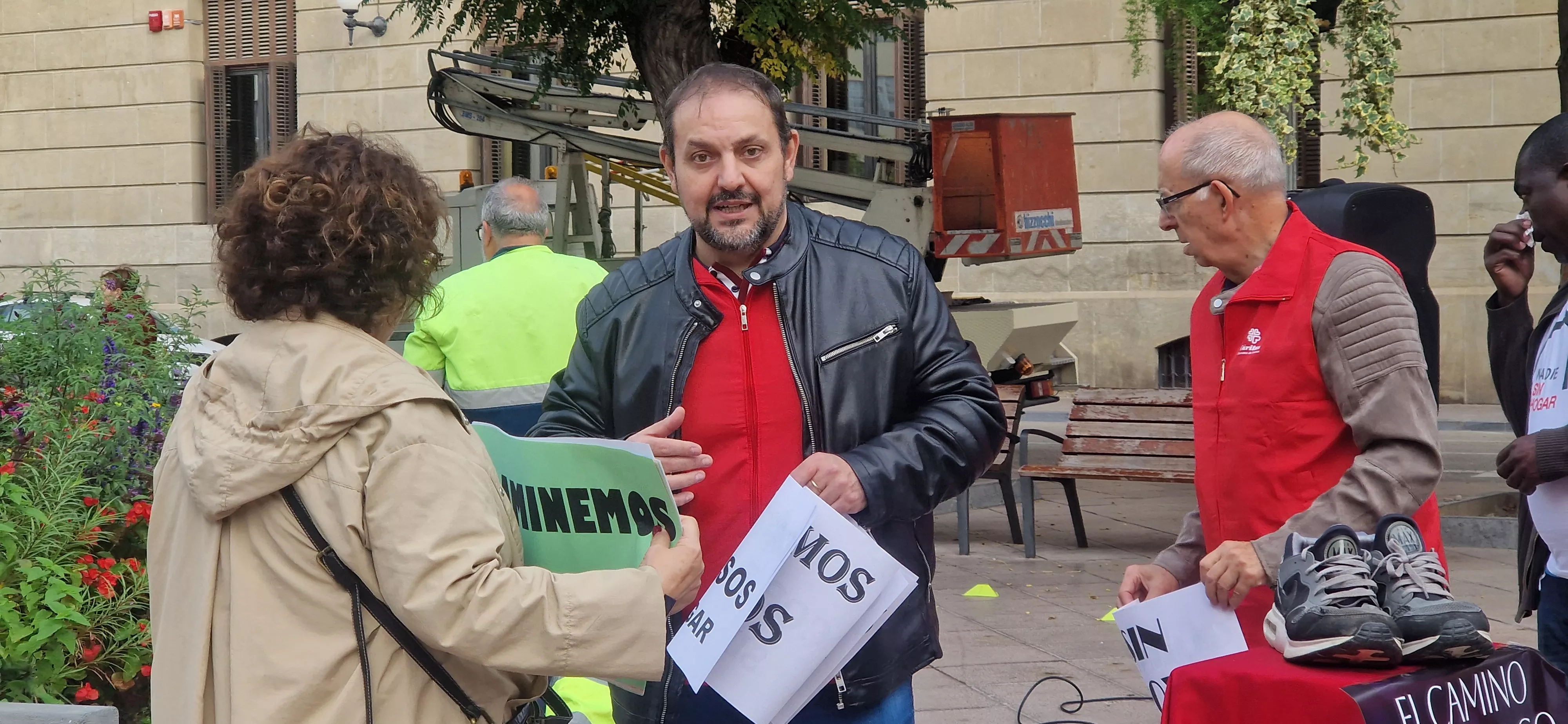 Día de las Personas sin Hogar en Huesca. Foto Myriam Martínez 