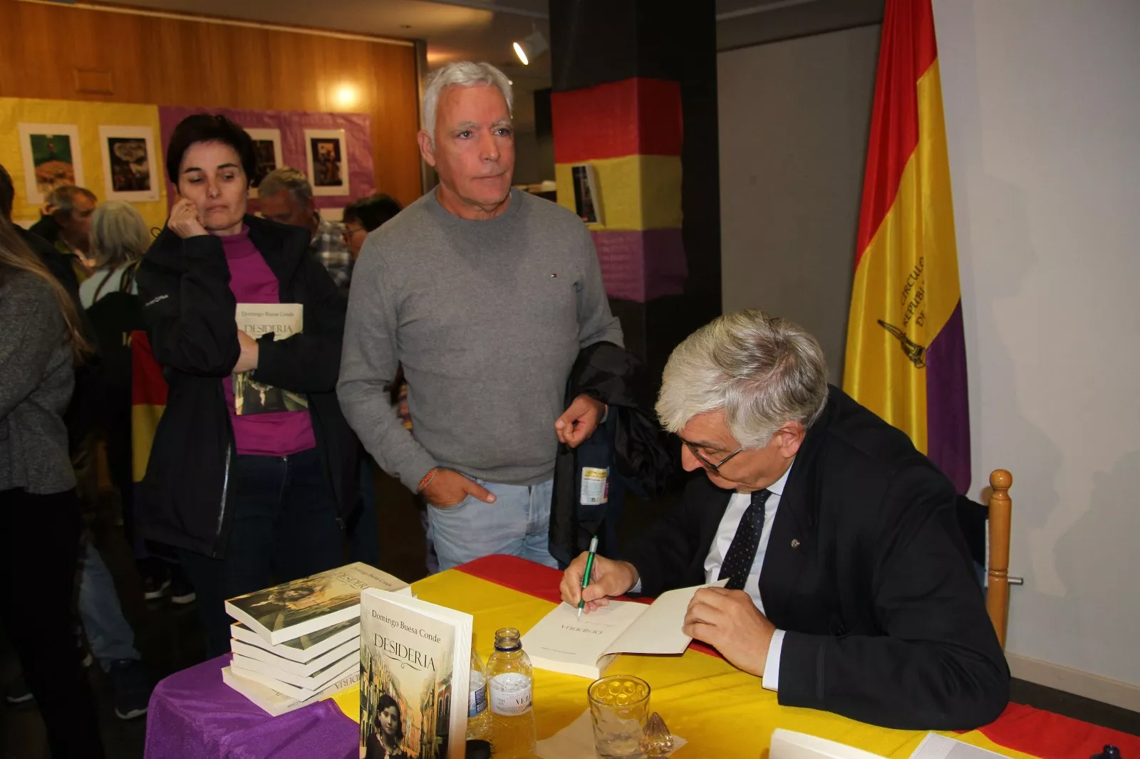 Presentación del libro "Desideria" de Domingo j. Buesa en el CRMAHU. Foto Carlos Neofato