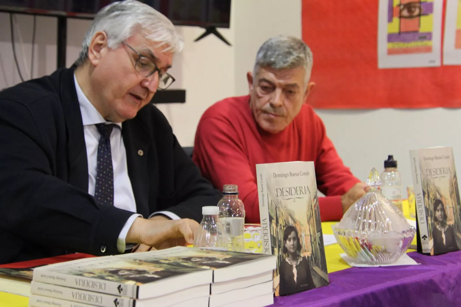 Presentación del libro "Desideria" de Domingo j. Buesa en el CRMAHU. Foto Carlos Neofato