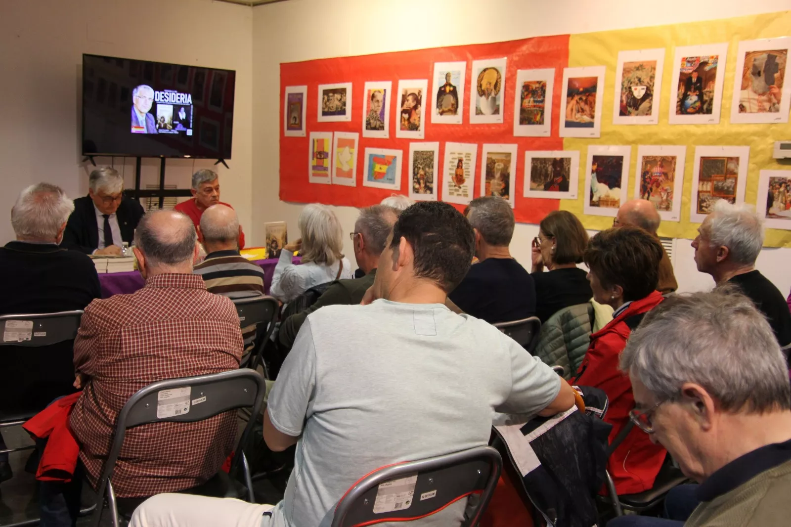 Presentación del libro "Desideria" de Domingo j. Buesa en el CRMAHU. Foto Carlos Neofato