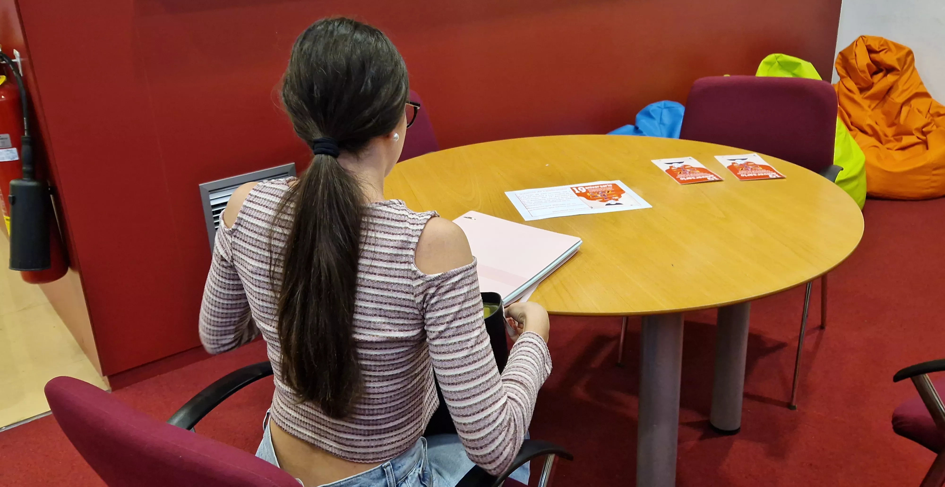 Biblioteca Durán Gudiol. Foto Myriam Martínez