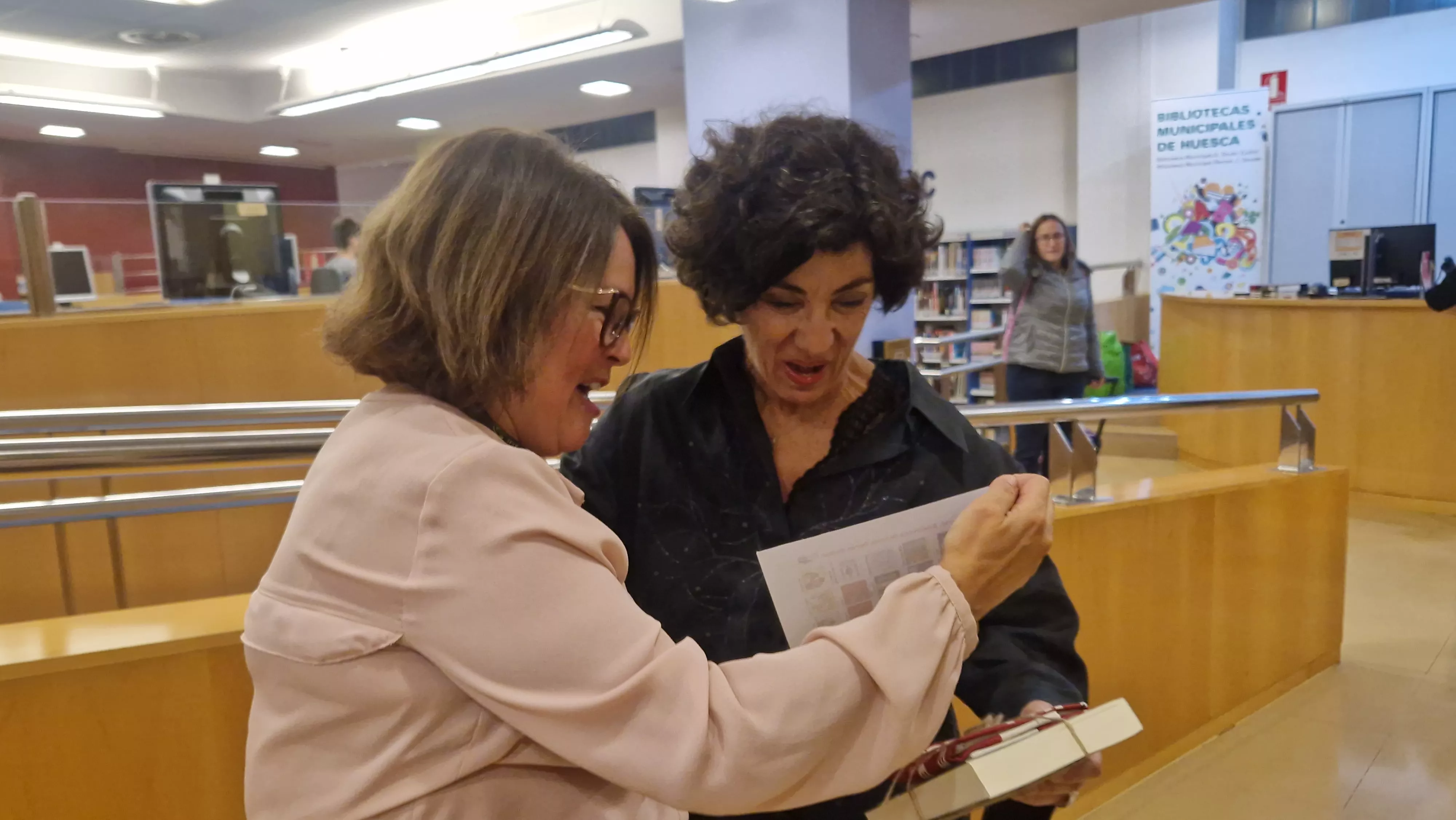 Bingo lector, en la Durán Gudiol. Foto Myriam Martínez