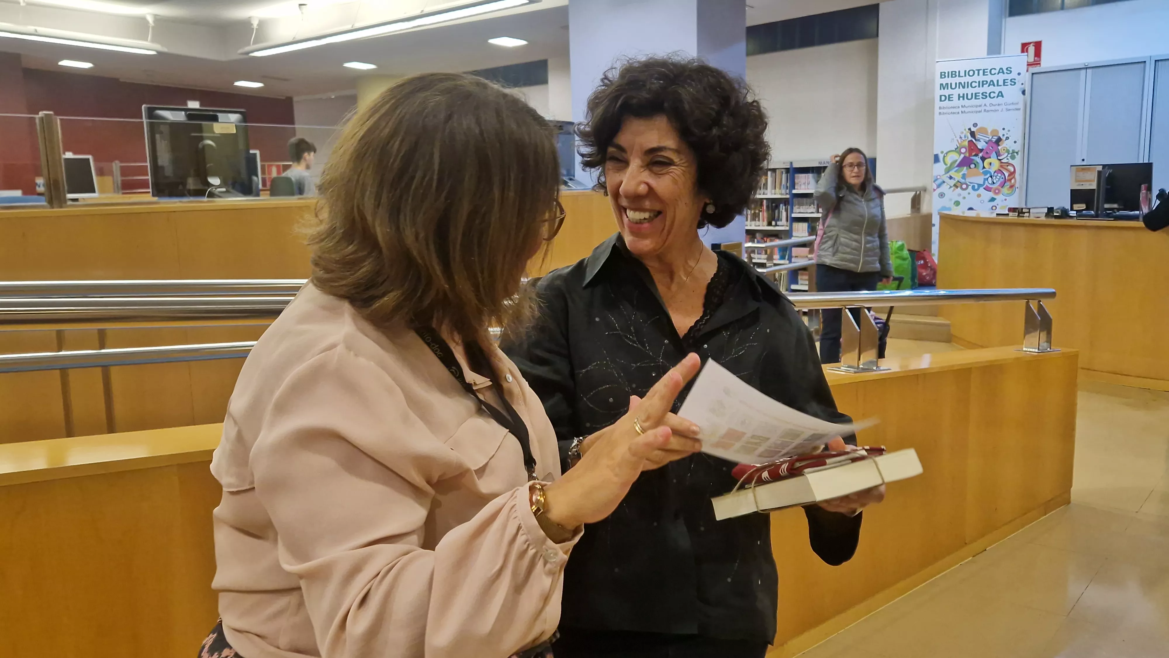 Bingo lector, en la Durán Gudiol. Foto Myriam Martínez