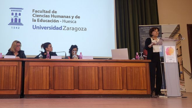 Marién Martín, en el turno de su parlamento. Foto Myriam Martínez Marién Martín, en el turno de su parlamento. Foto Myriam Martínez