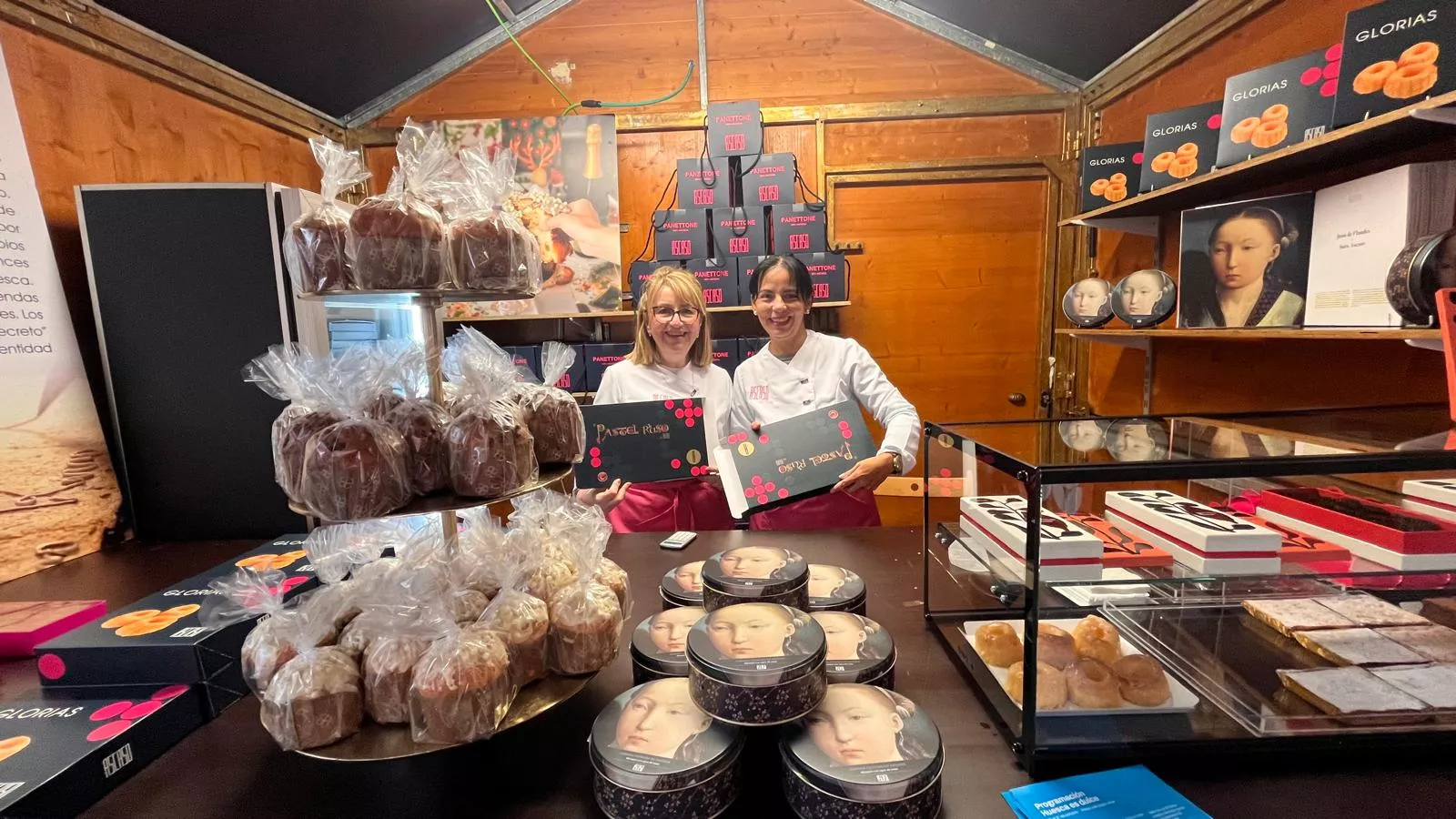 Inauguración de la primera edición de la Feria del Dulce en Huesca. Foto Mercedes Manterola