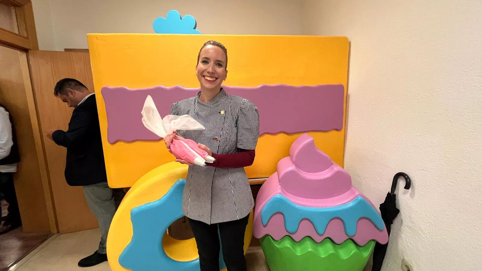 Inauguración de la primera edición de la Feria del Dulce en Huesca. Foto Mercedes Manterola