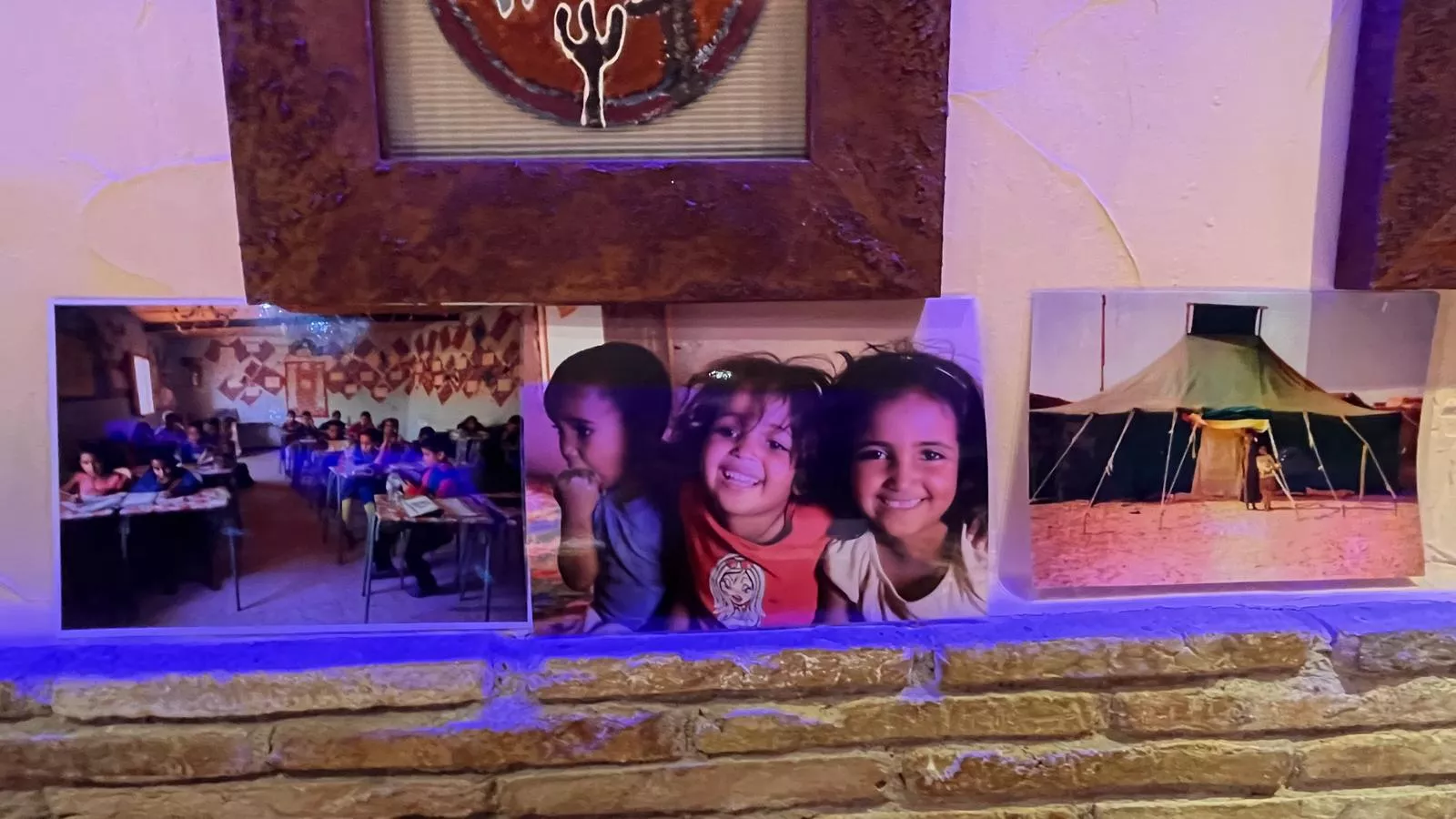 Mercadillo solidario del Sáhara Colour Rice en la Sala Edén de Huesca. Foto Mercedes Manterola