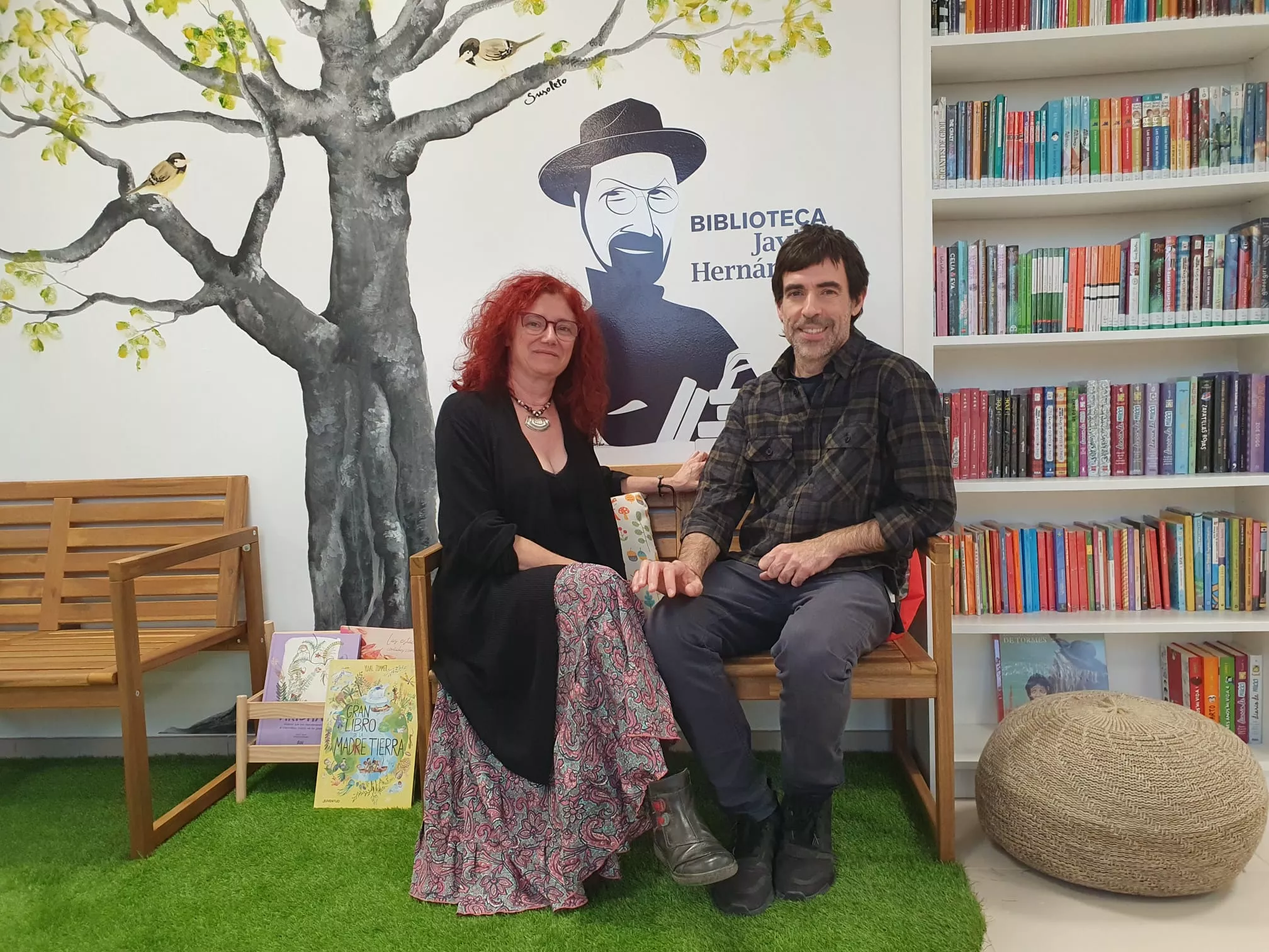 Concha Breto y Alberto Gamón (ilustrador).