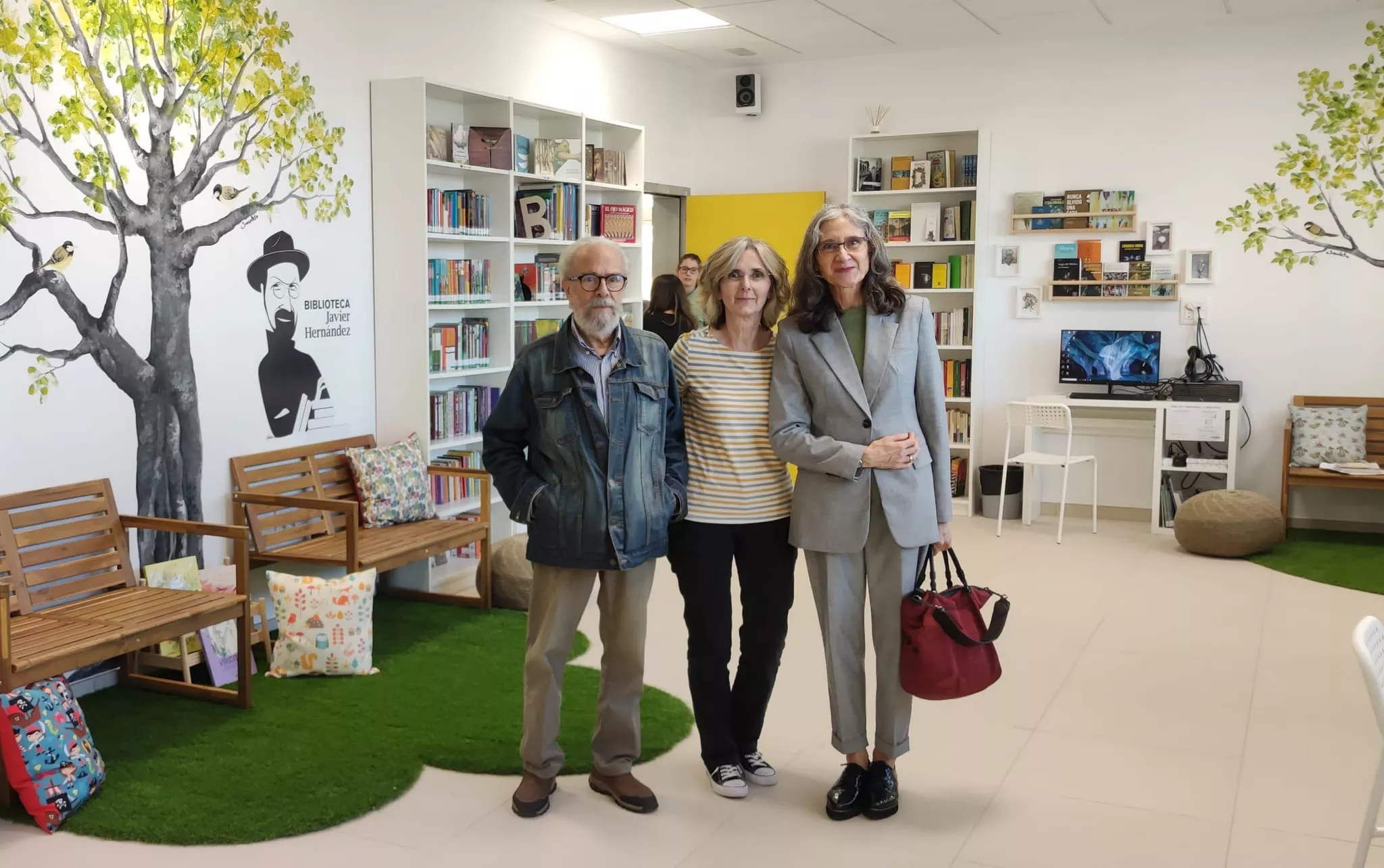 Juan Tudela, María Dubón y Arancha Ortiz.
