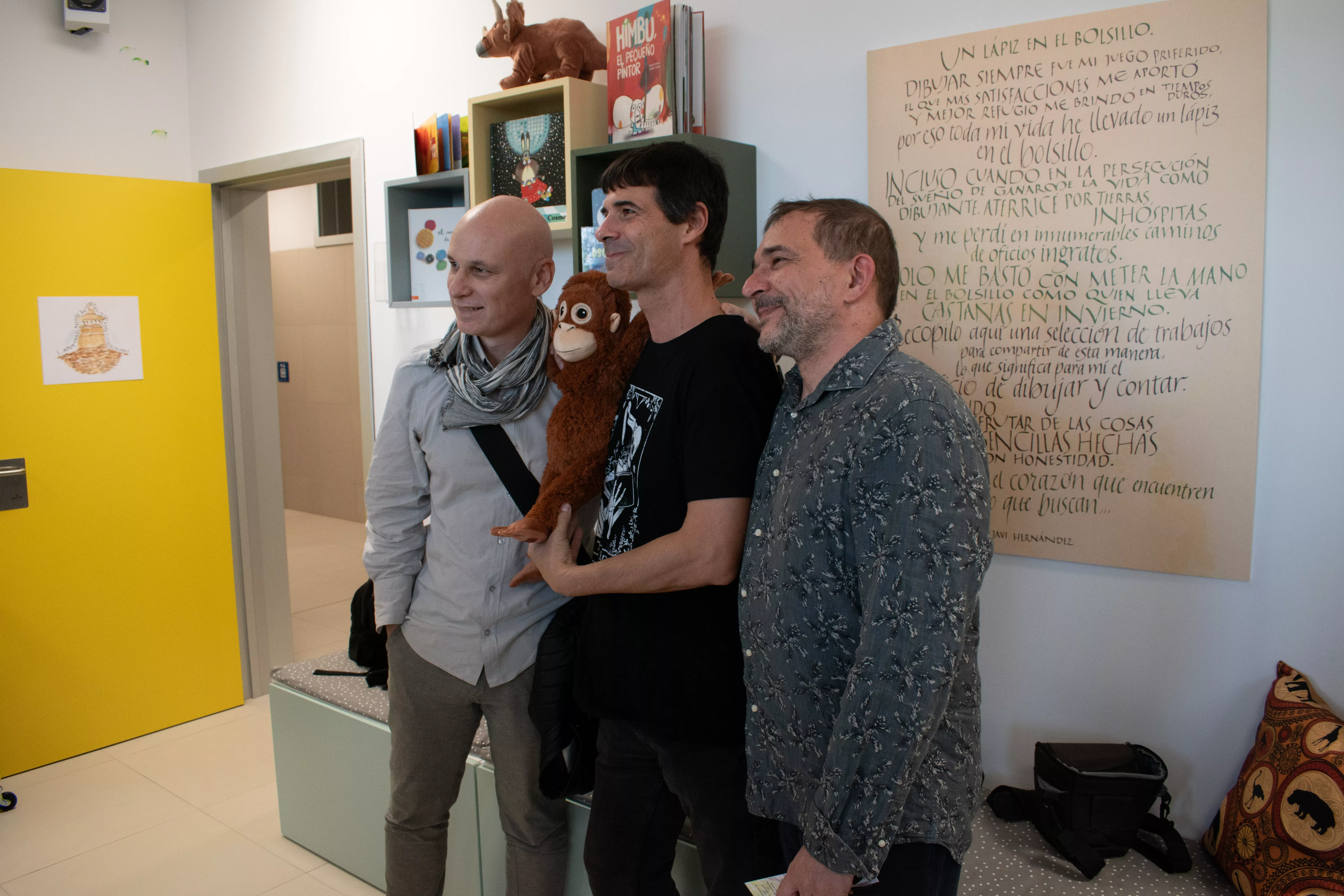 David Guirao (ilustrador), Roberto Malo y Mario Cosculluela.